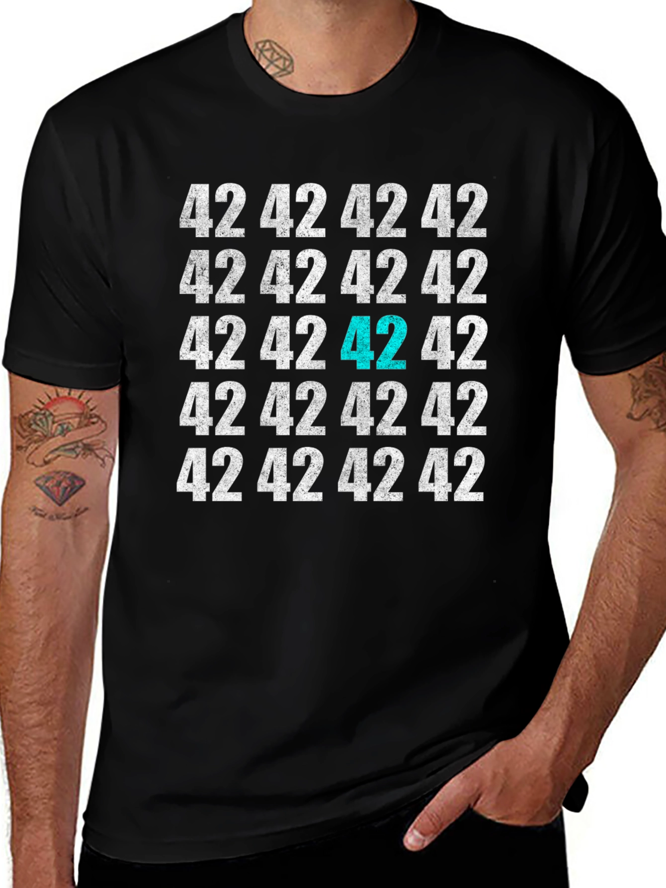 Variant 24 of 42 T-Shirt - Unique Number Tee