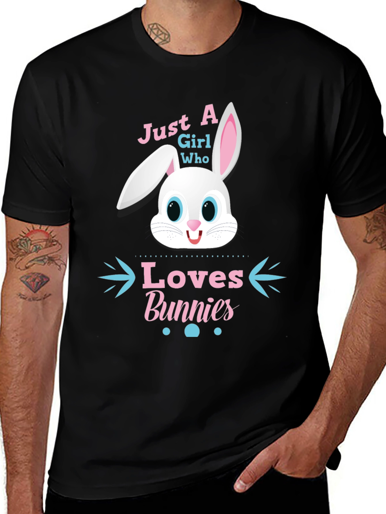Variant 9 of Just A Girl Who Loves Bunnies T-Shirt