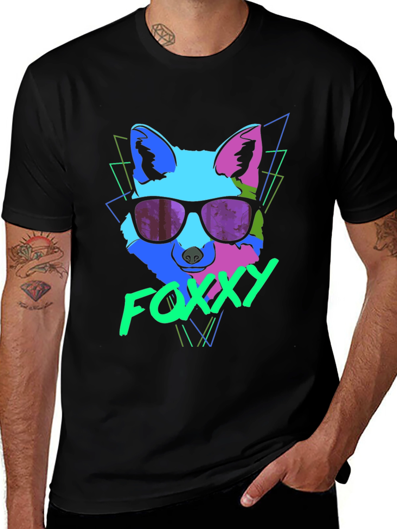 Variant 17 of Funky Fox T-Shirt - Retro 80s Style Graphic Tee