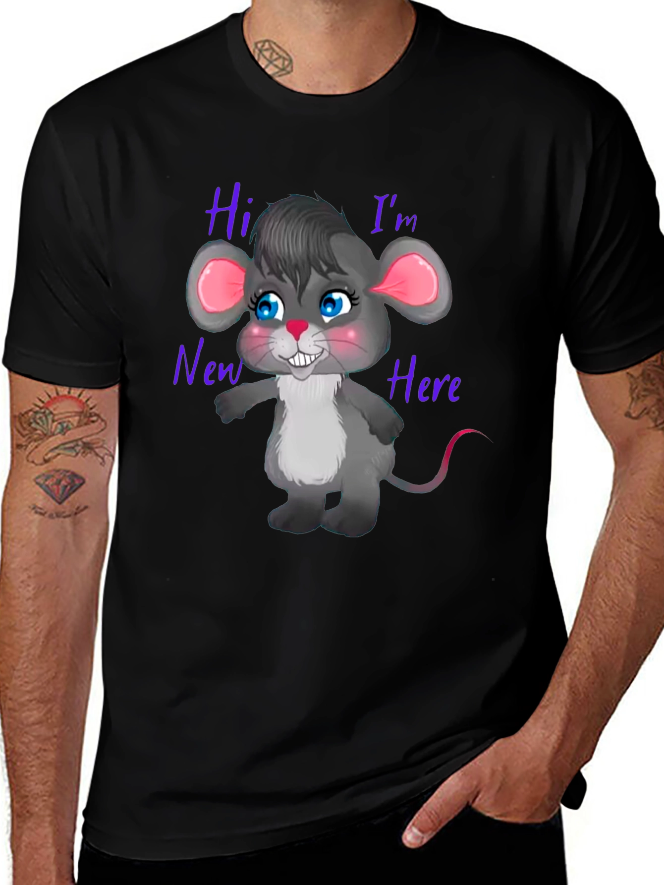 Variant 8 of Cute Cartoon Mouse T-Shirt