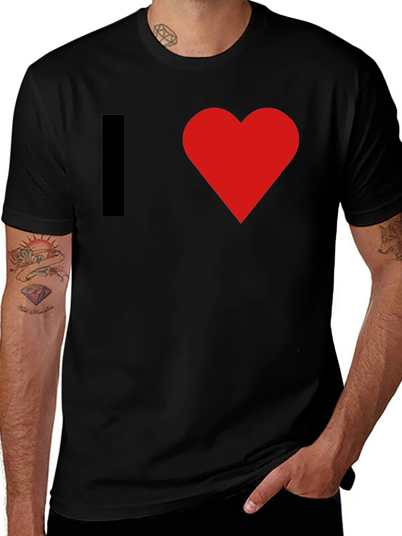 Variant 16 of I Heart [Love] Graphic T-Shirt