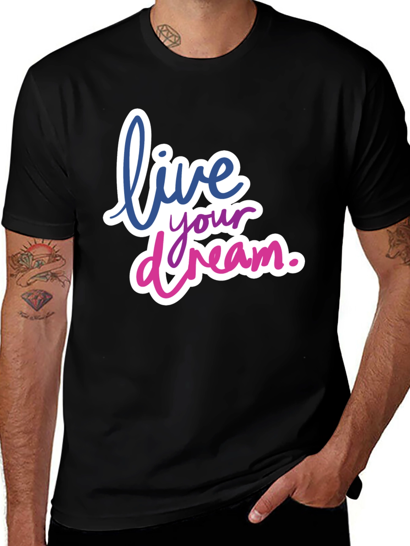 Live Your Dream Black T-Shirt