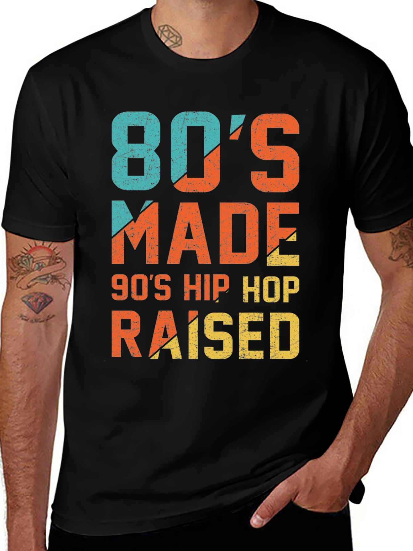 Variant 6 of 80's Made 90's Hip Hop Raised Graphic Tee