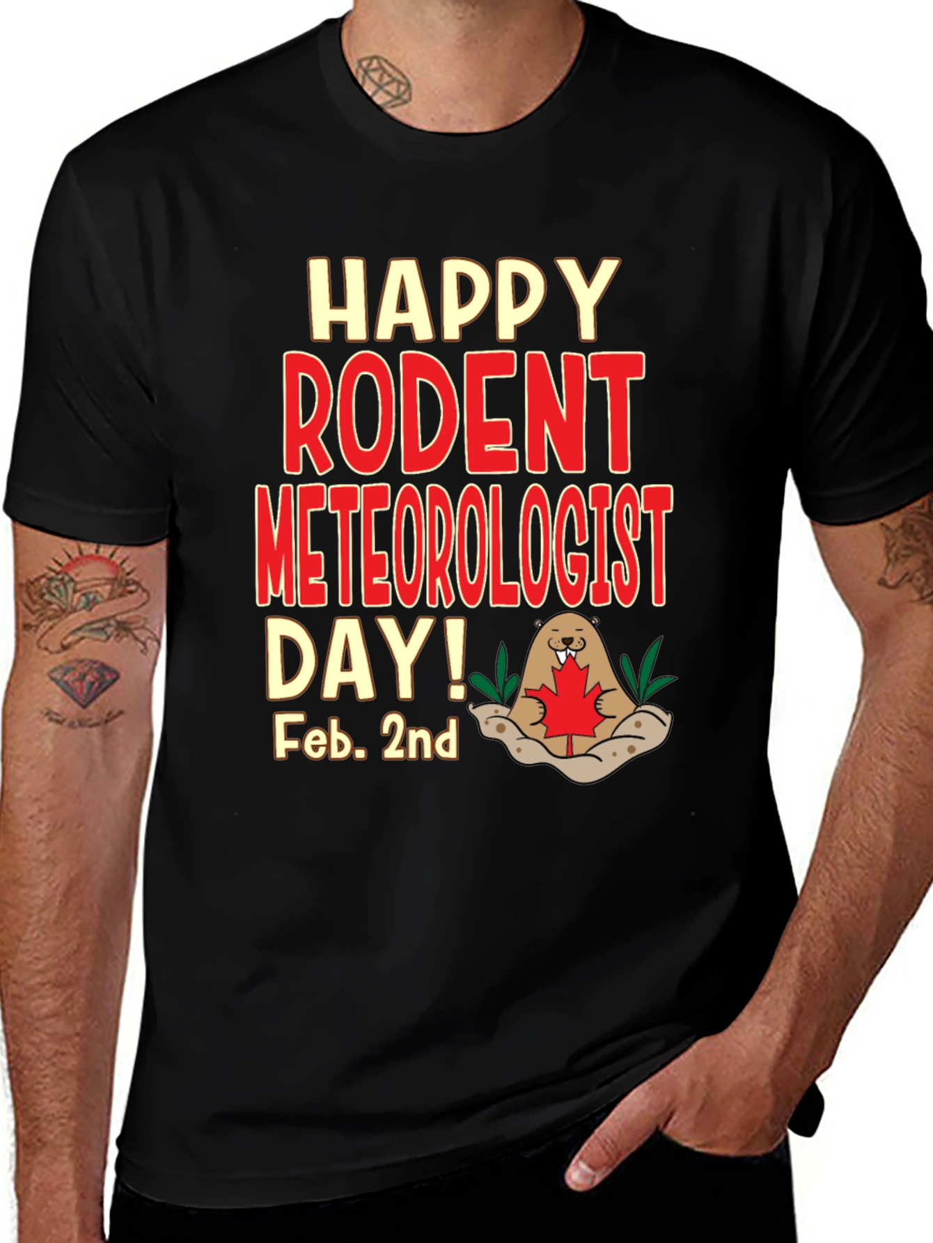 Happy Rodent Meteorologist Day T-Shirt