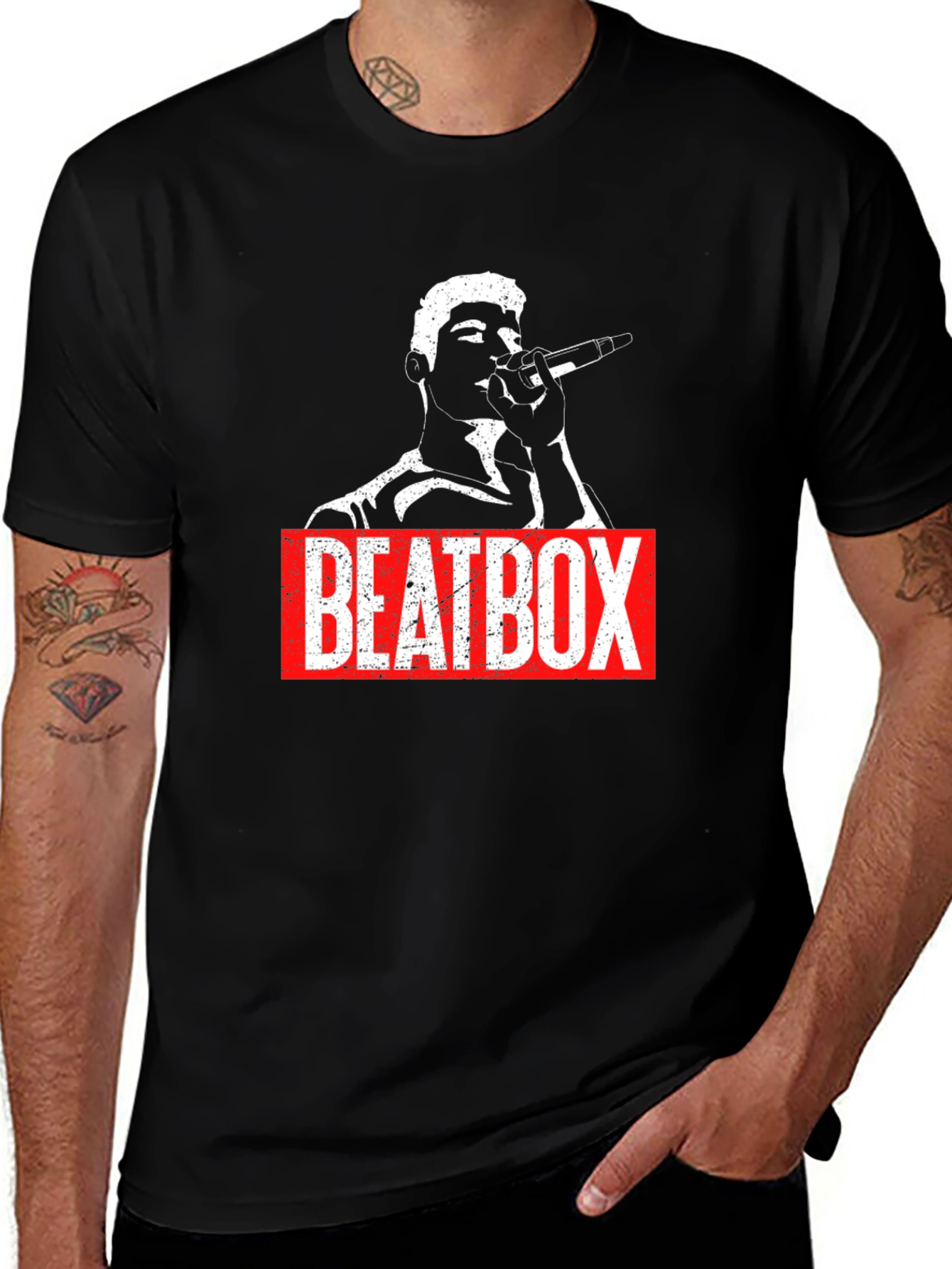 Variant 3 of Beatbox Graphic Print T-Shirt