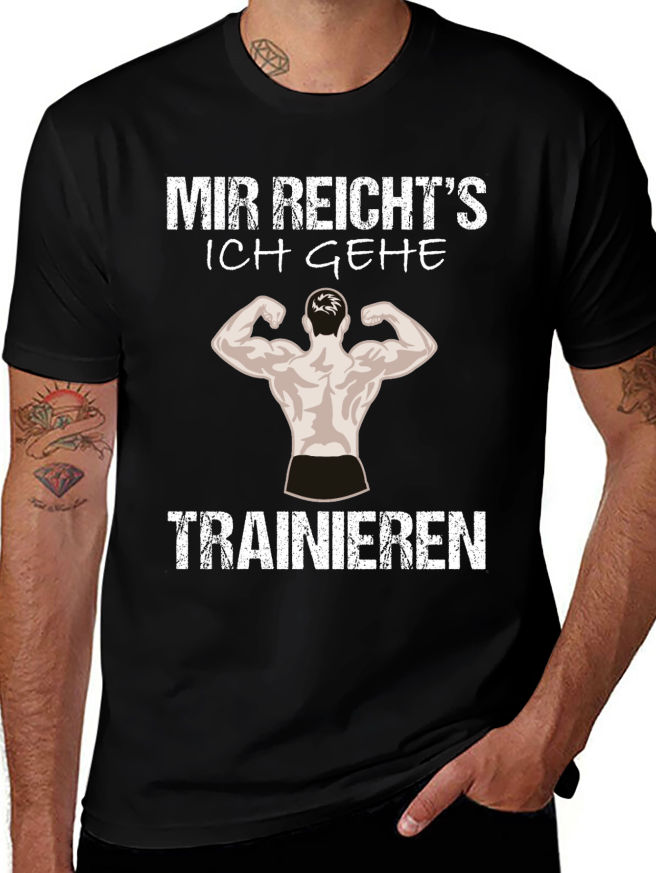 Variant 18 of Mir Reicht's Ich Gehe Trainieren T-Shirt