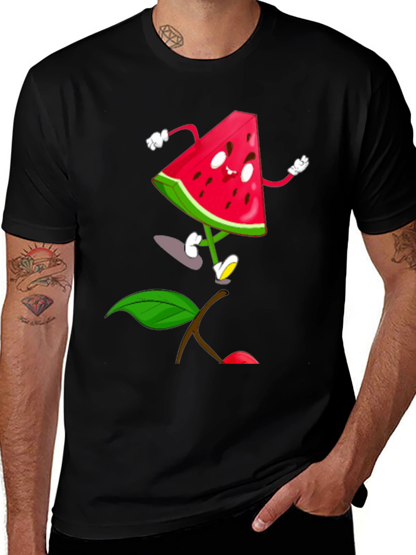 Variant 7 of Whimsical Watermelon Graphic Tee