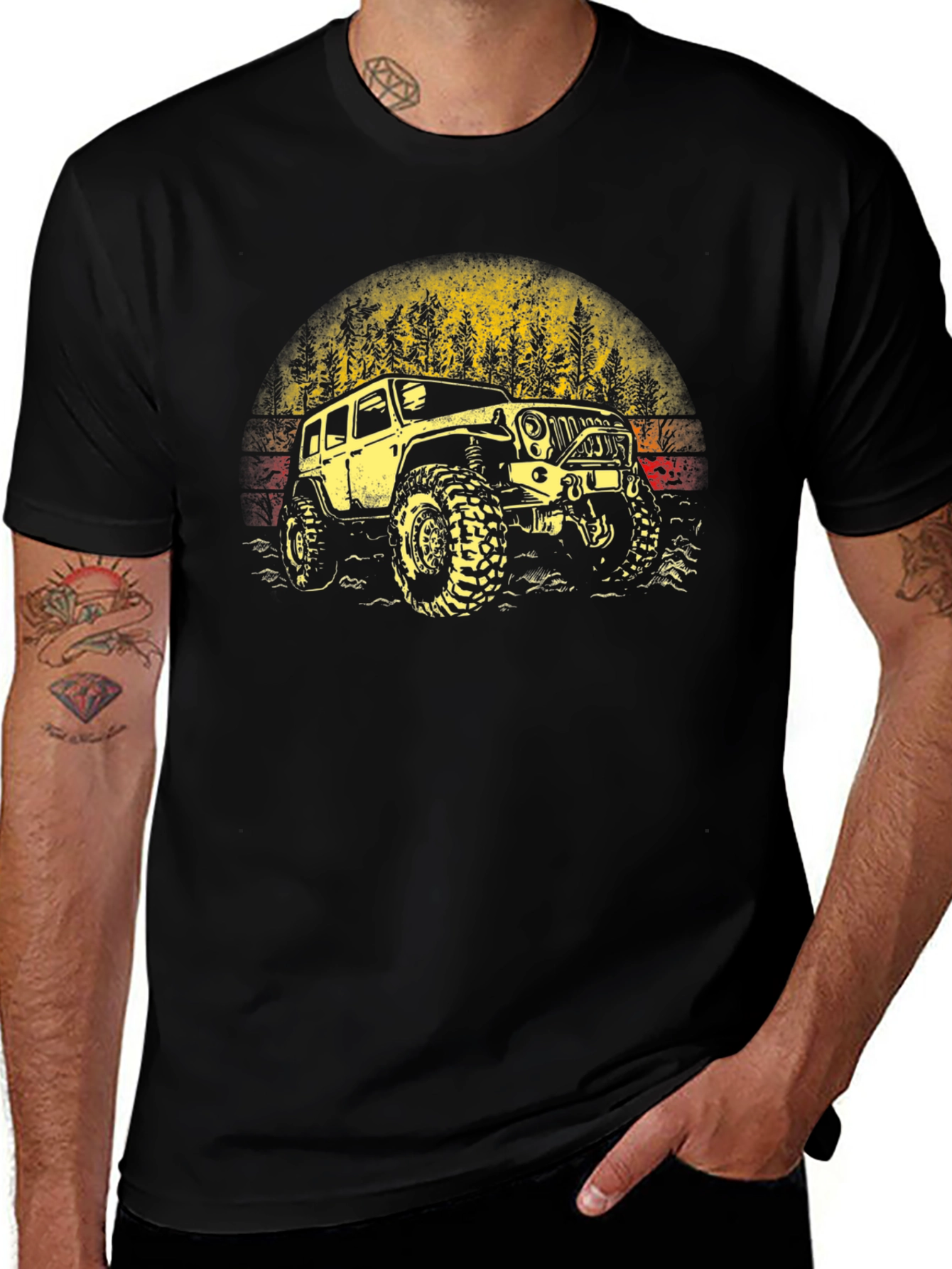 Variant 8 of Off-Road Adventure T-Shirt - Jeep Wrangler Graphic Tee