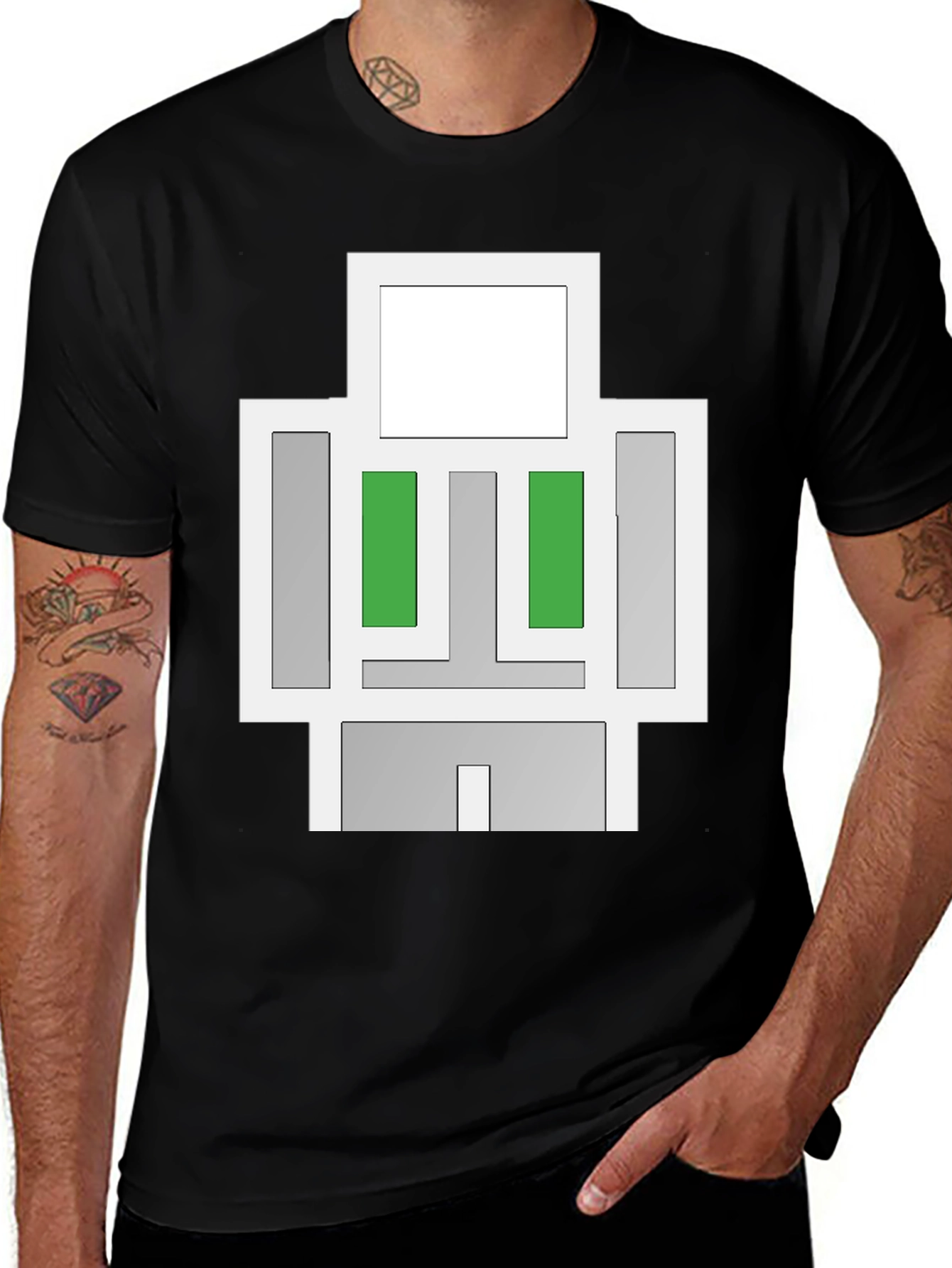 Minecraft Iron Golem Graphic T-Shirt