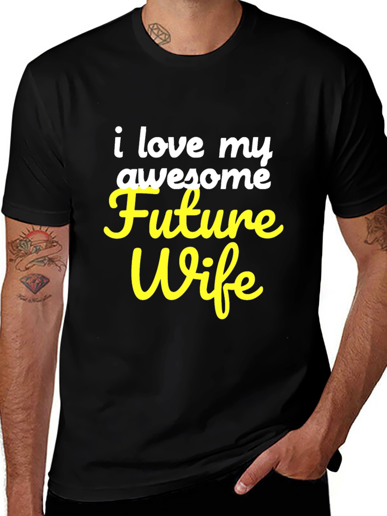 Variant 15 of I Love My Awesome Future Wife T-Shirt