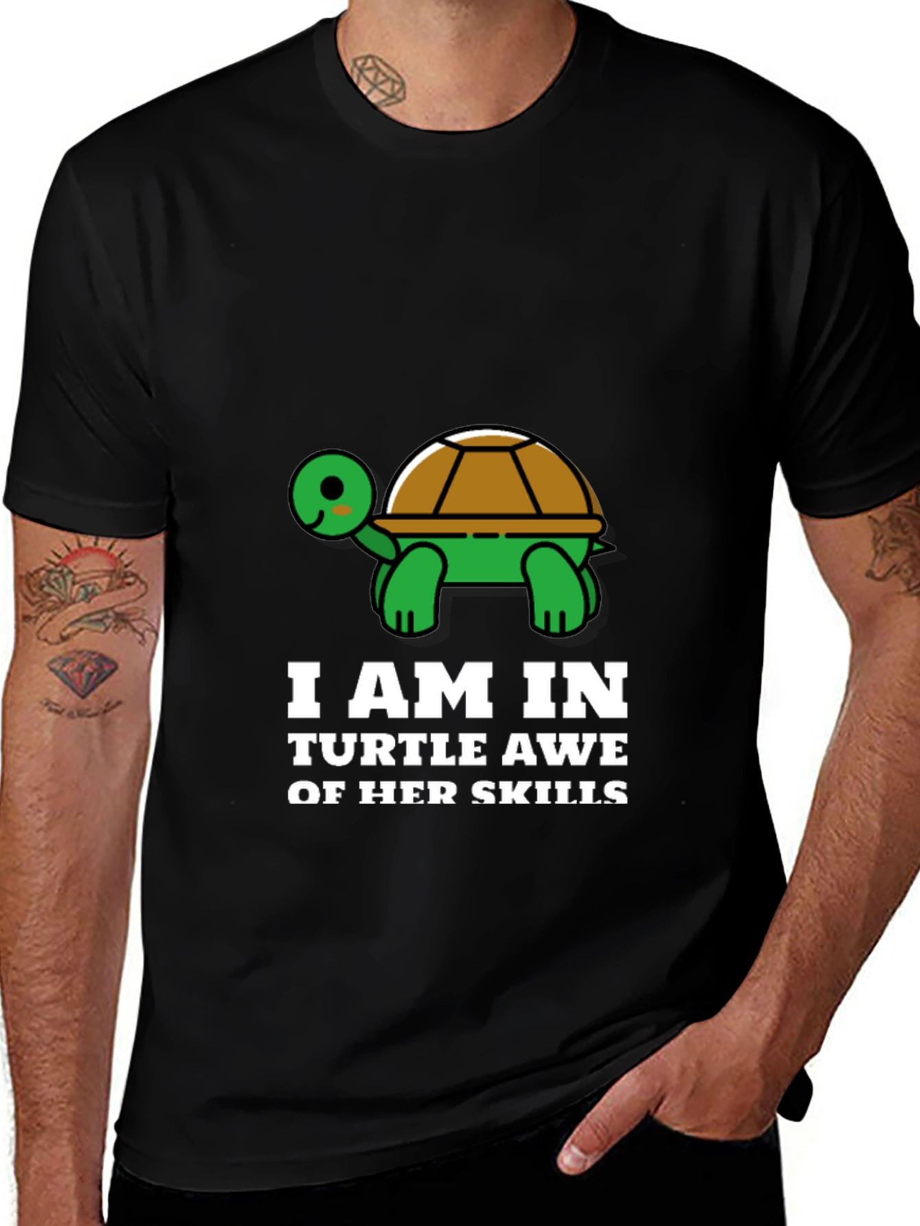 Variant 17 of Turtle Awe Graphic T-Shirt