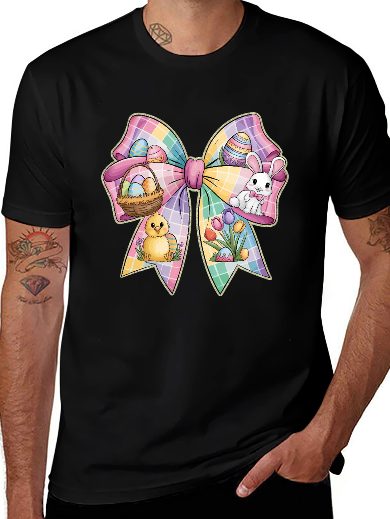 Easter Bow Graphic T-Shirt