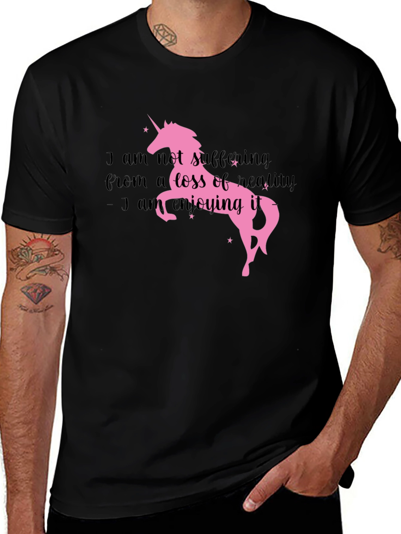 Unicorn Reality Tee - Quirky Graphic T-Shirt