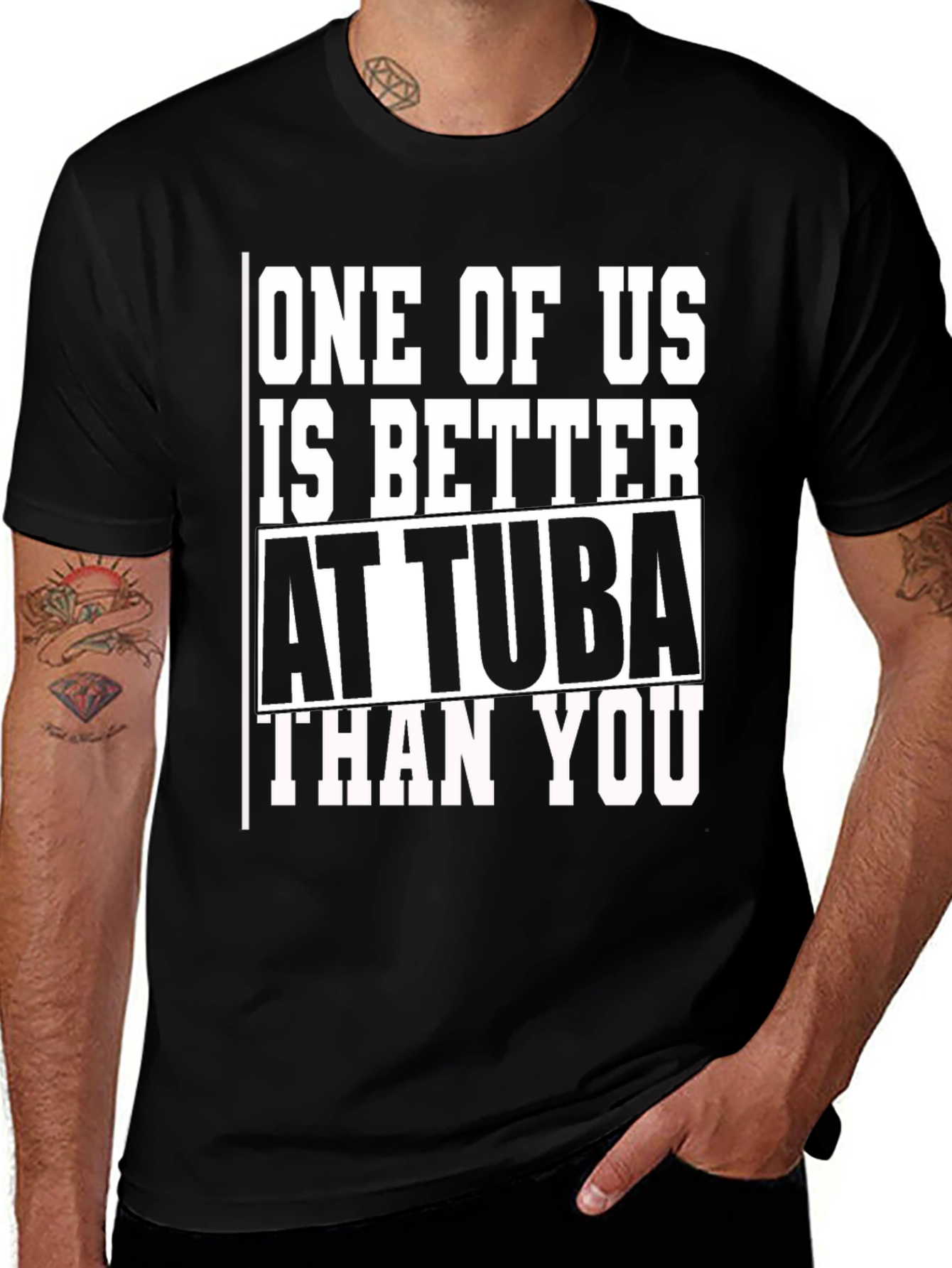 Variant 27 of One Of Us Tuba Graphic Tee