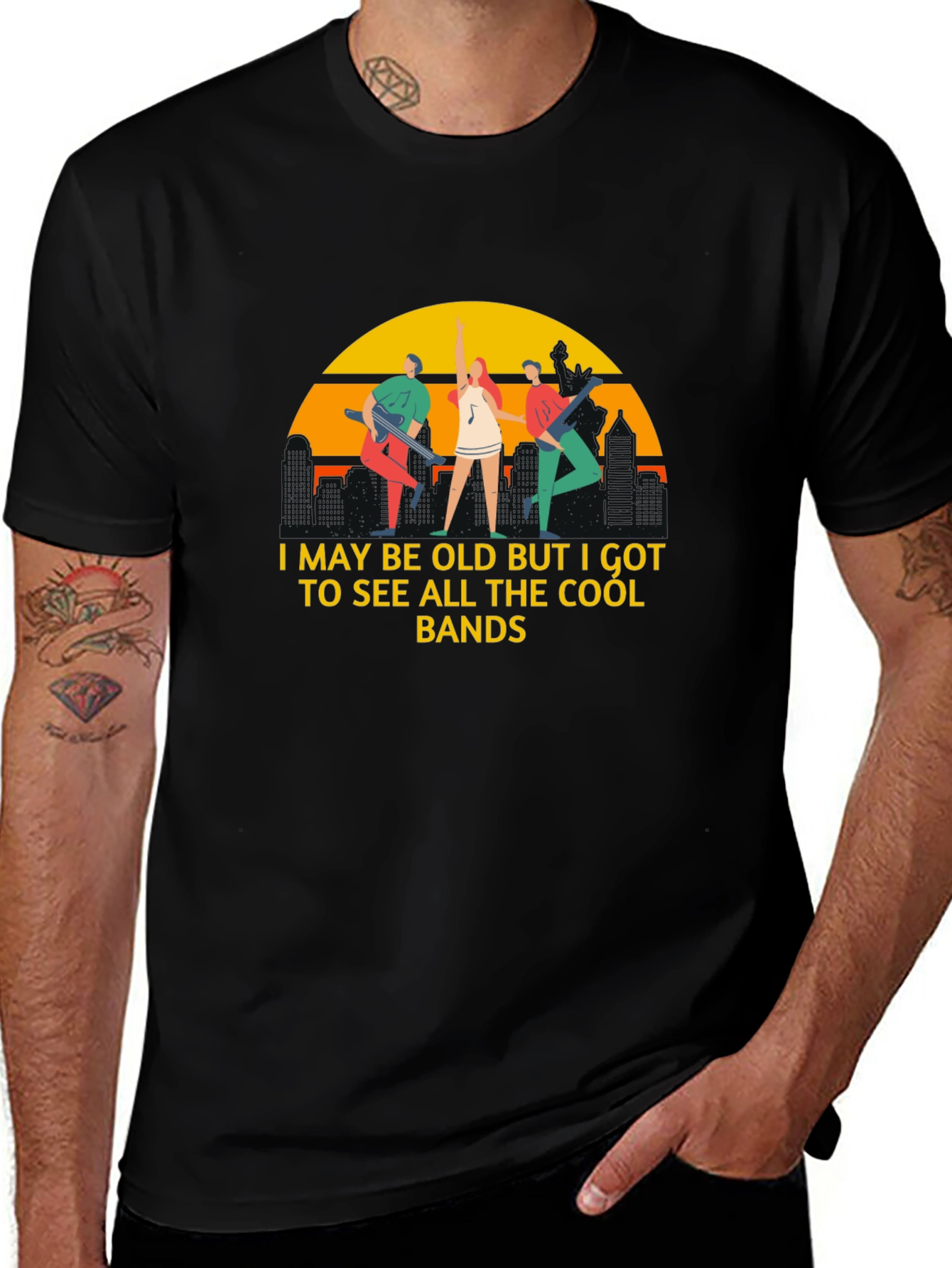 Cool Bands Graphic T-Shirt