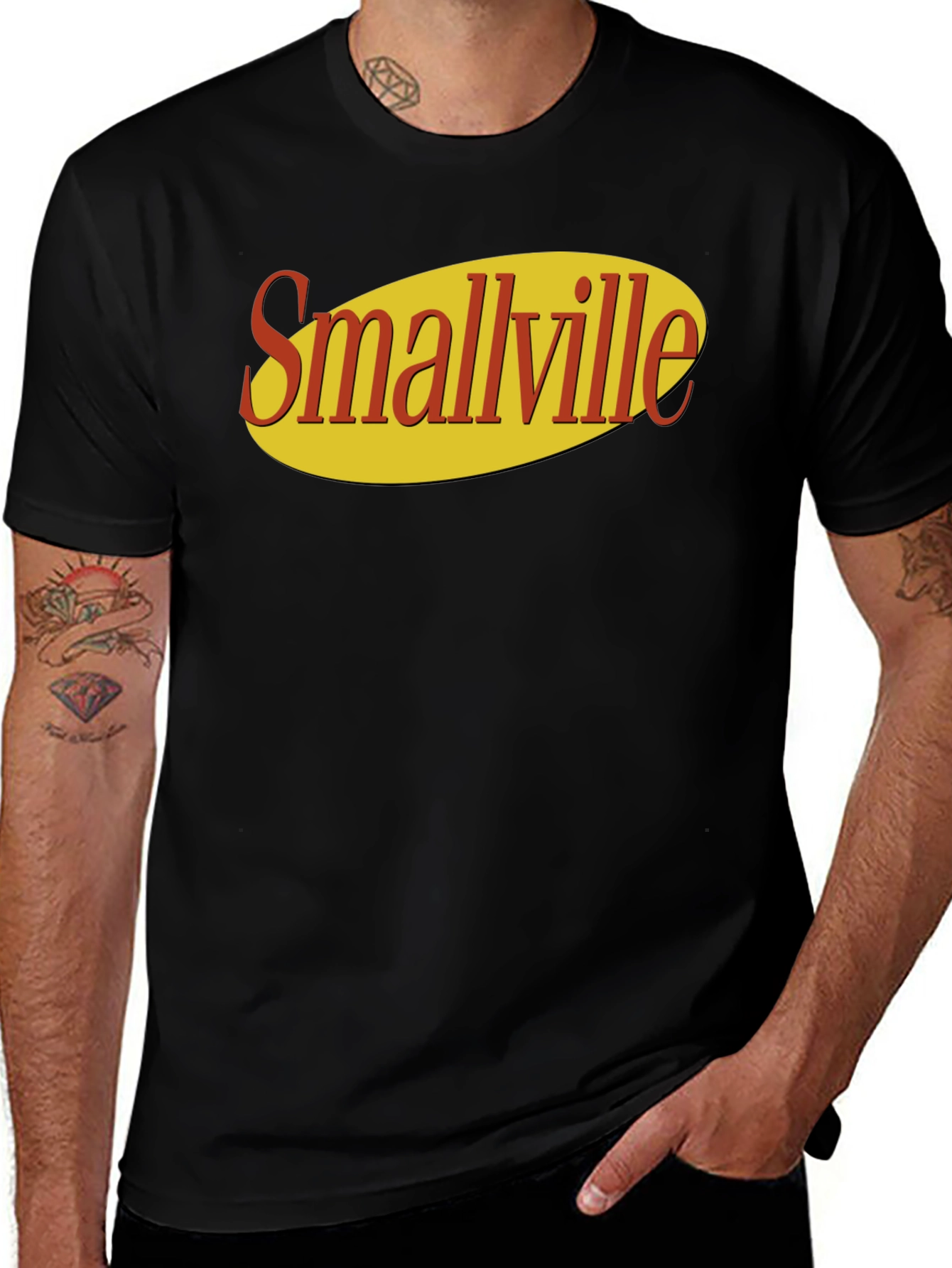 Smallville T-Shirt Retro Logo Tee