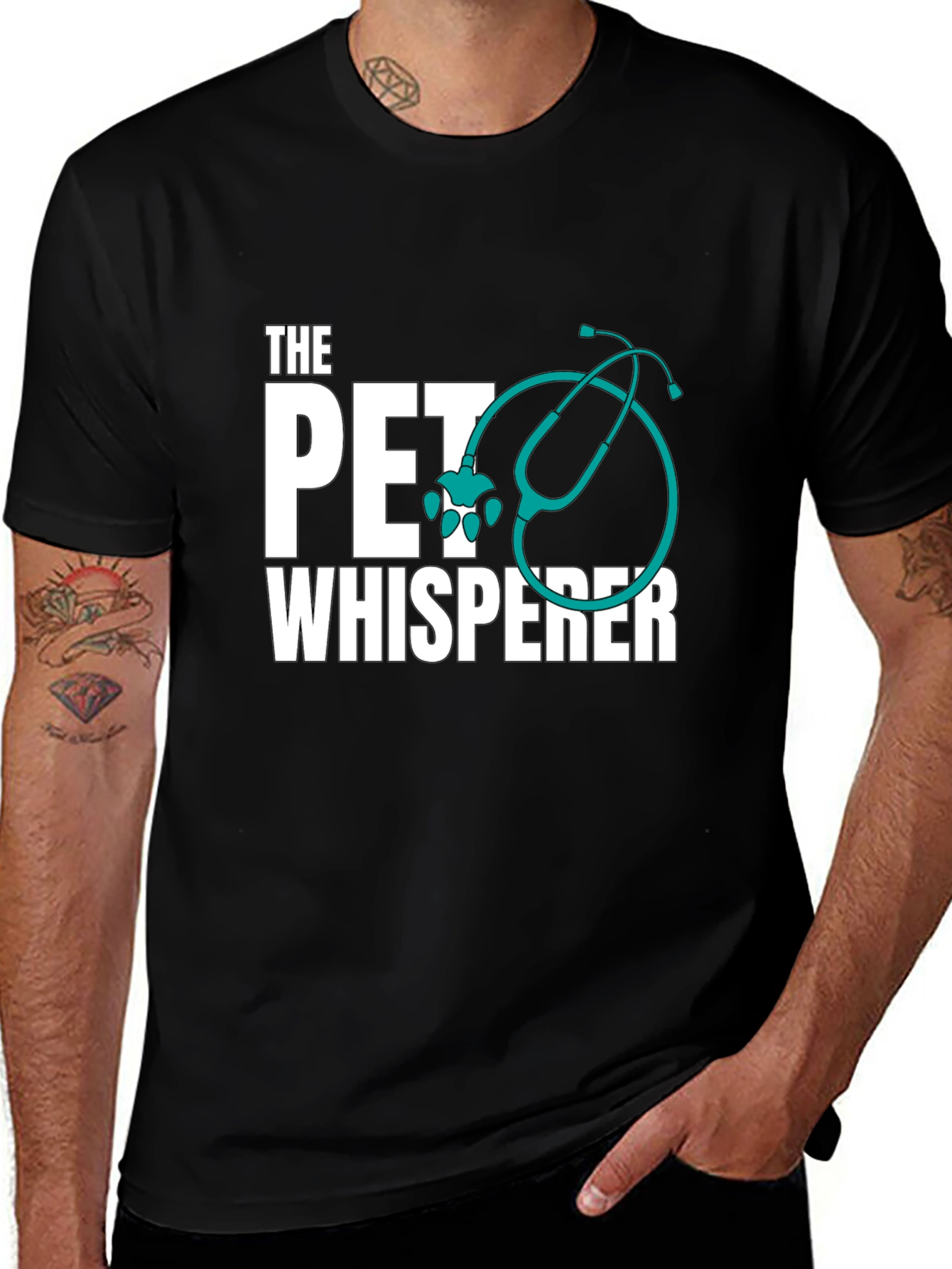 Pet Whisperer Graphic T-Shirt - Veterinarian Tee