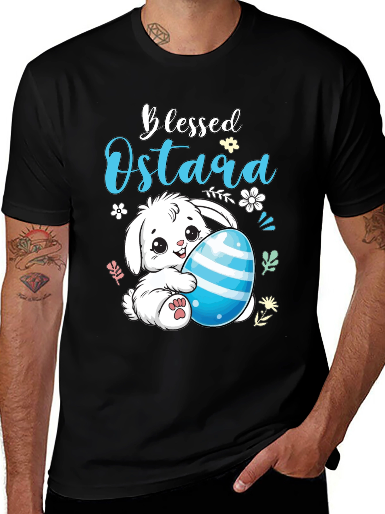 Blessed Ostara Bunny Easter T-Shirt