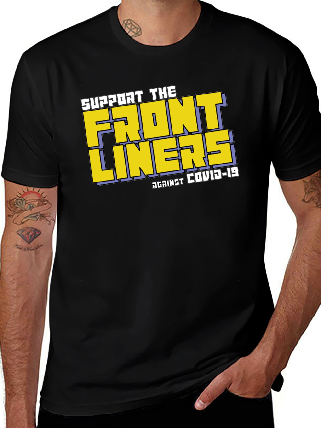 Variant 12 of Support Front Liners T-Shirt
