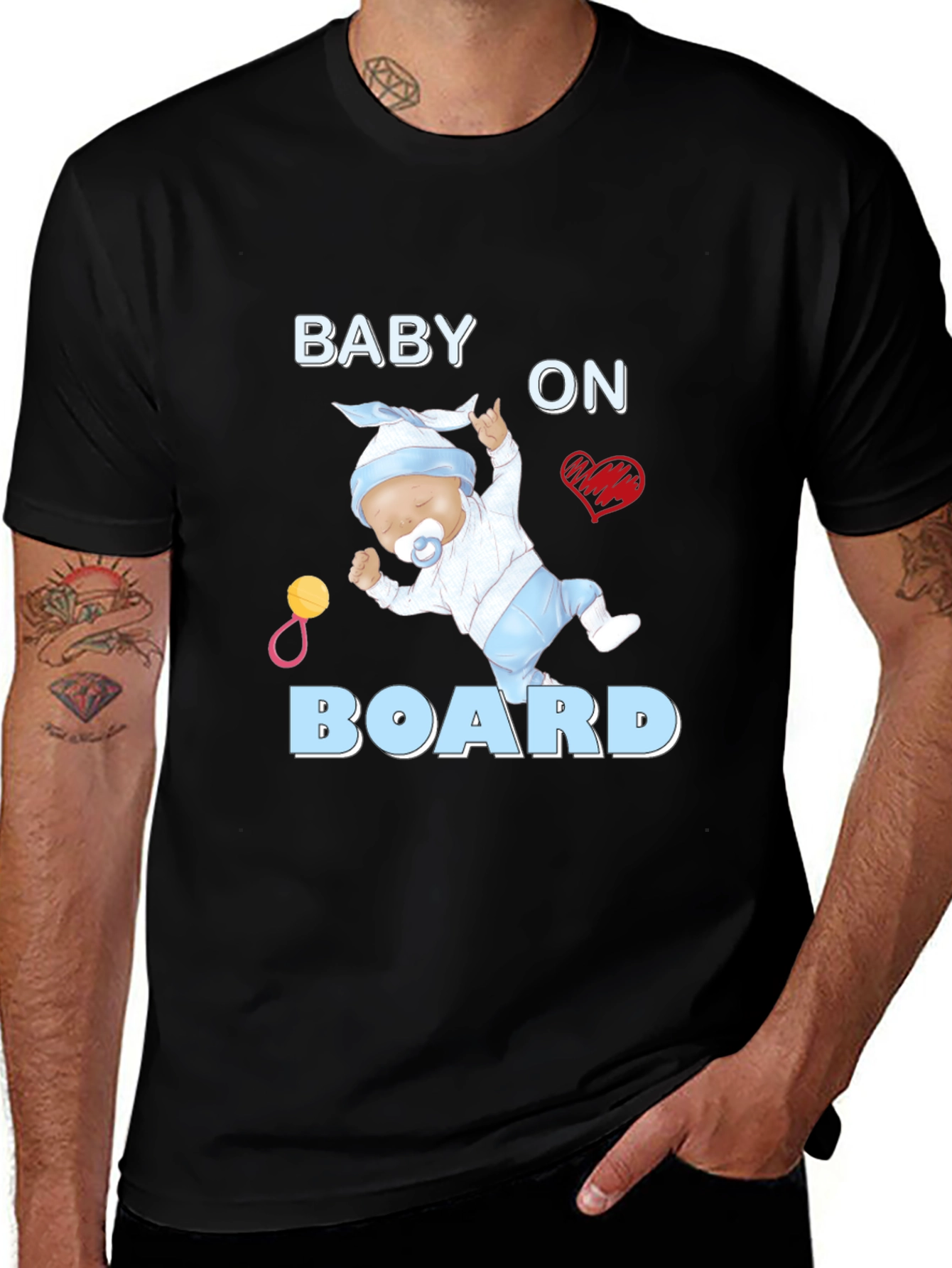 Baby on Board Graphic Tee - New Parent Apparel