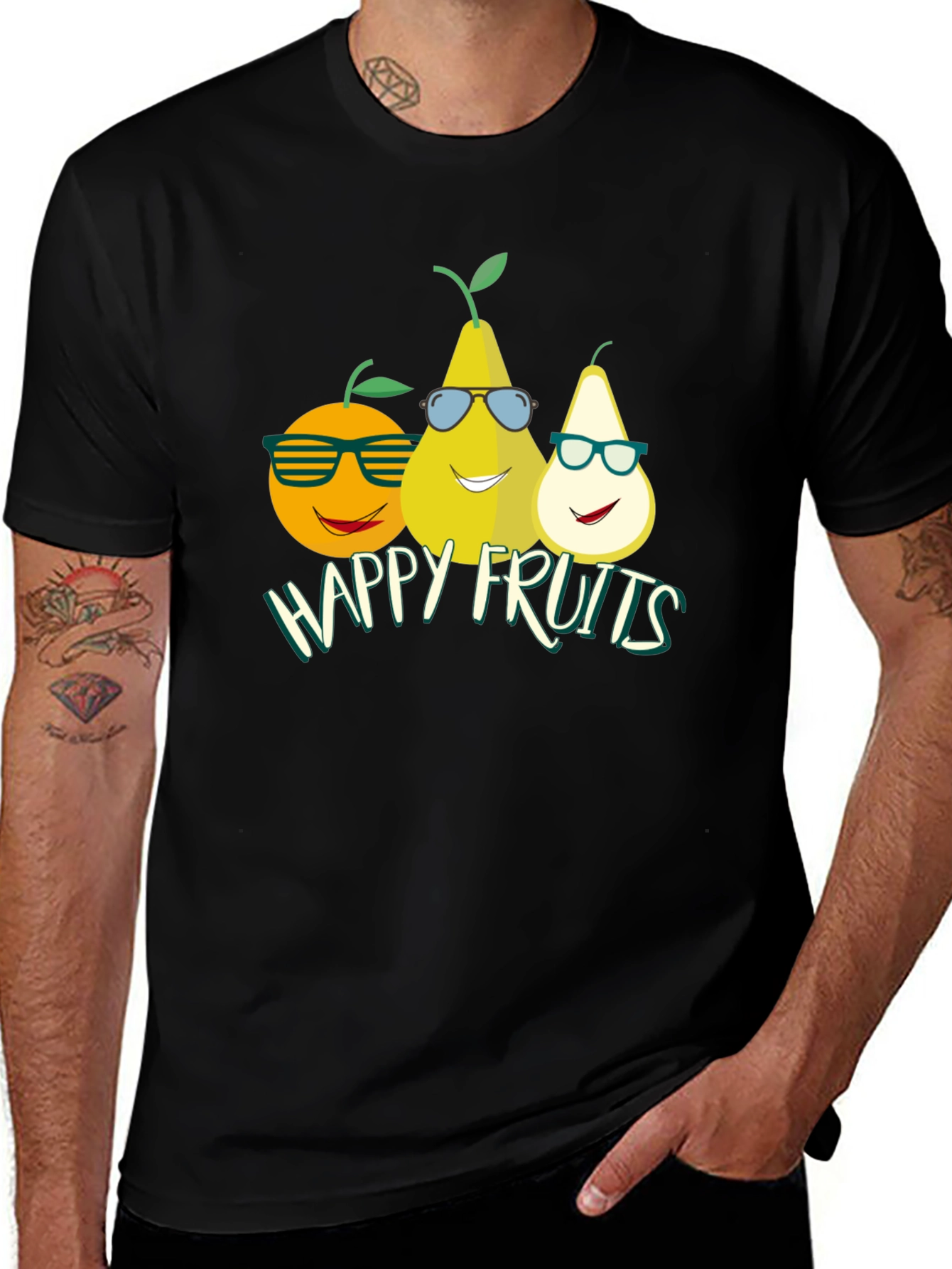 Variant 3 of Happy Fruits T-Shirt - Cool & Fun Design