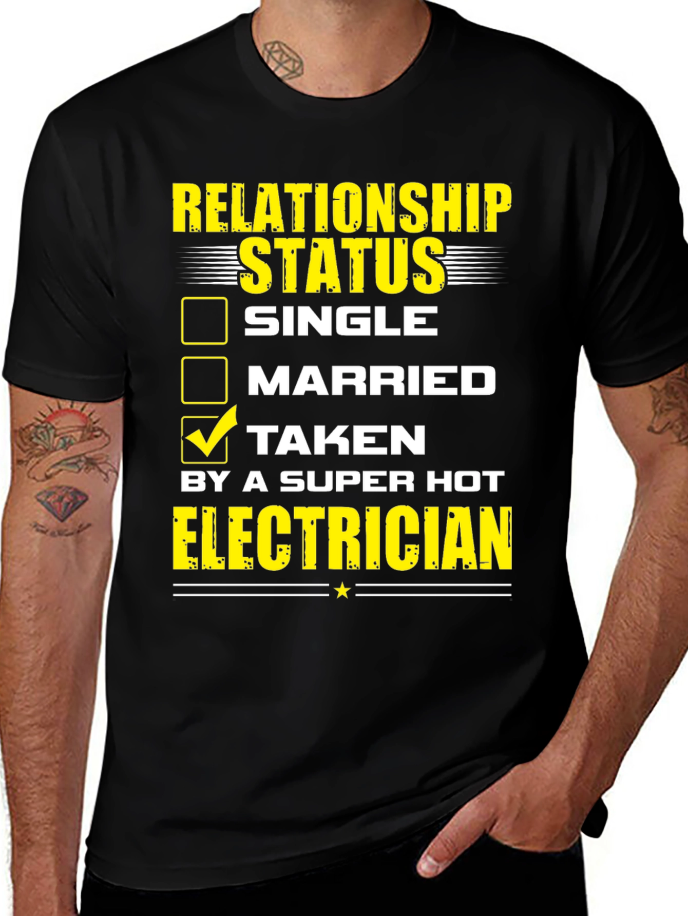 Variant 8 of Taken by a Super Hot Electrician T-Shirt