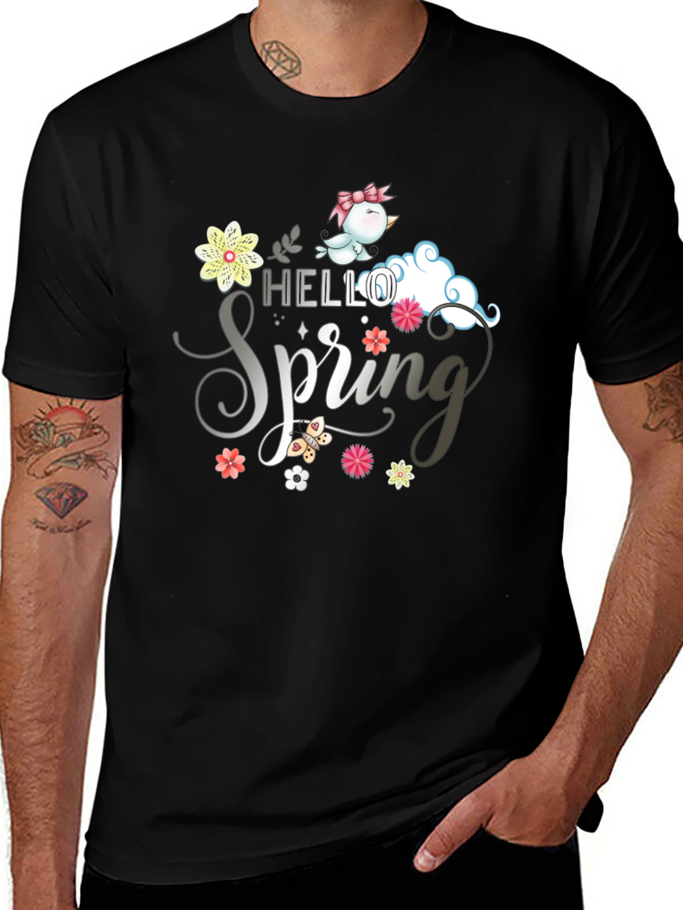Hello Spring Graphic T-Shirt