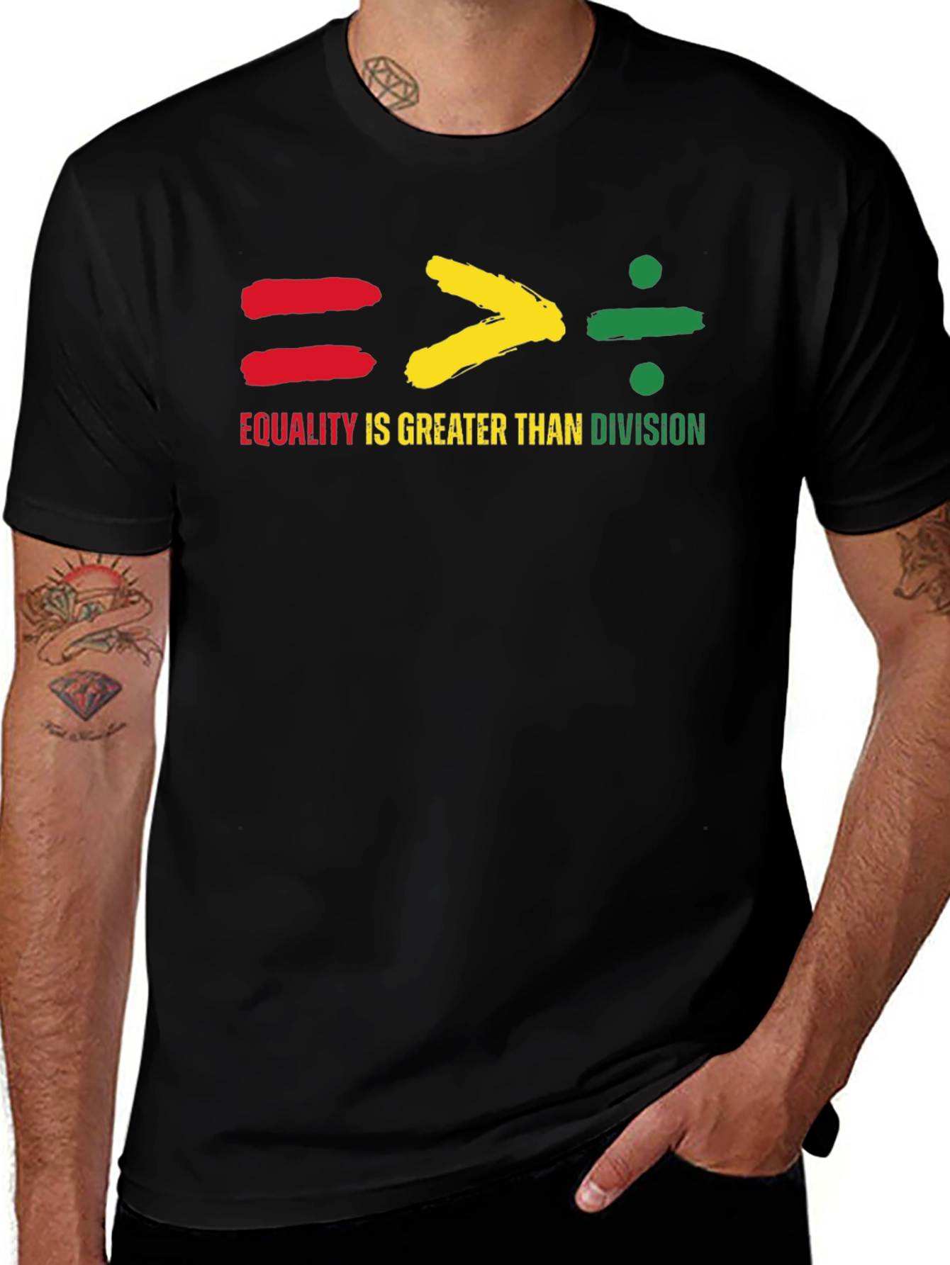 Equality is Greater Than Division T-Shirt
