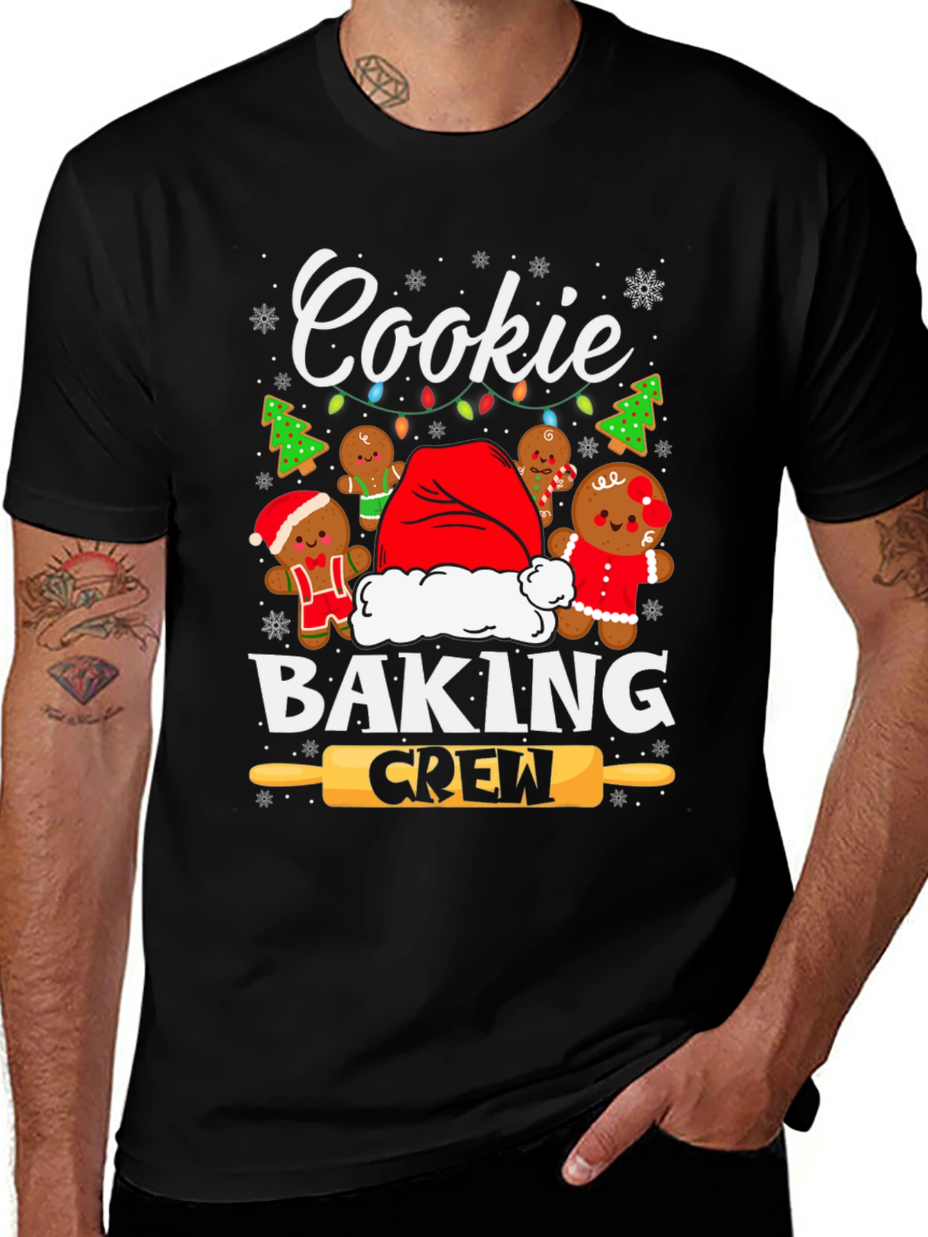 Cookie Baking Crew Holiday T-Shirt