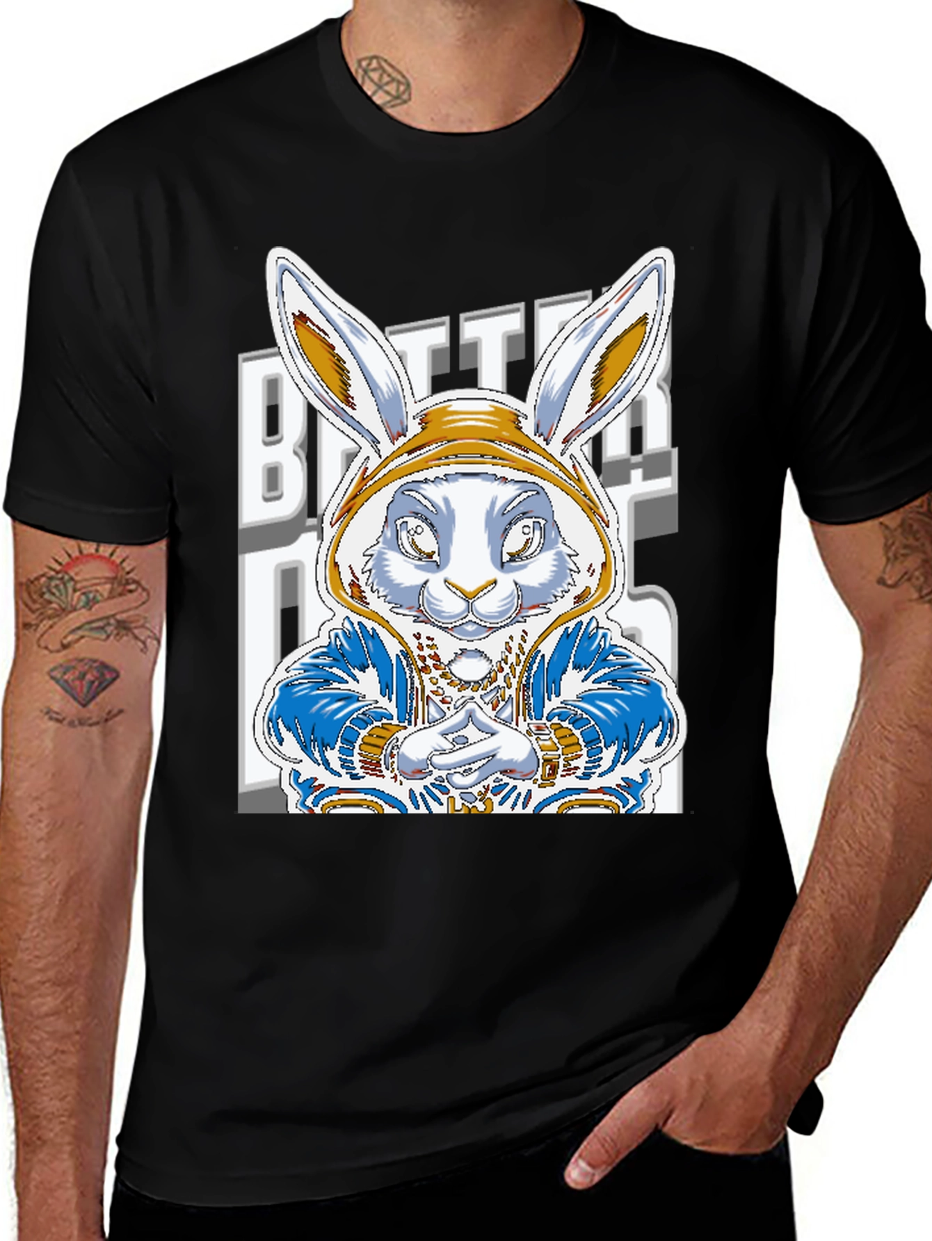 Variant 5 of Cool Bunny Graphic Tee - Stylish Streetwear