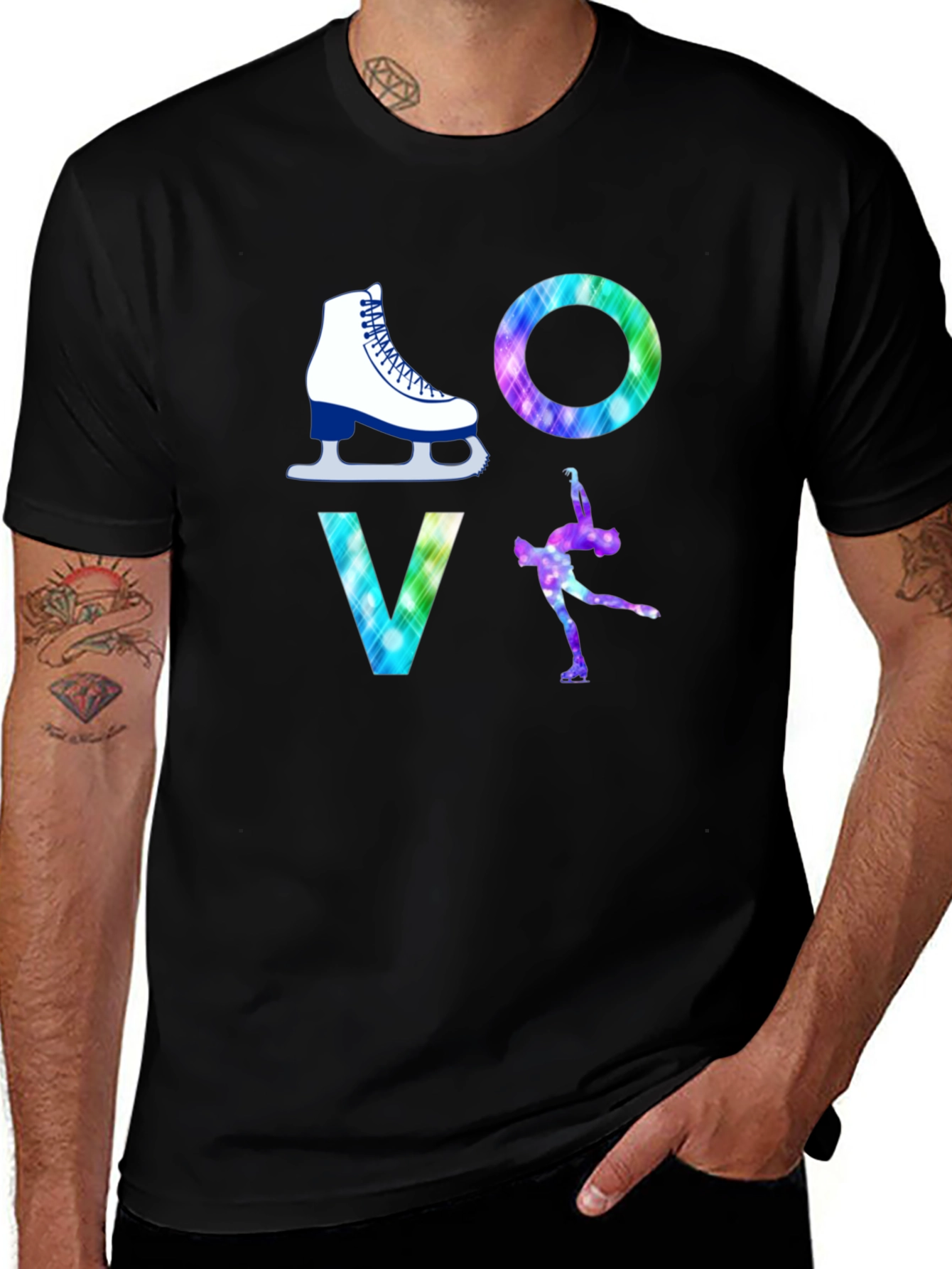 Figure Skating LOVE Graphic Tee
