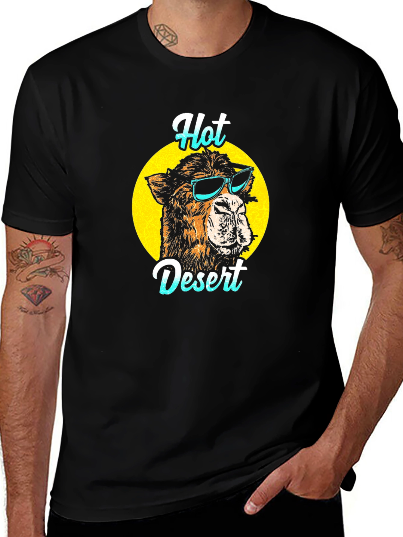 Variant 10 of Cool Camel Hot Desert Graphic T-Shirt