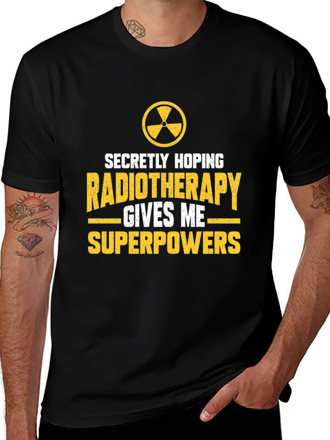 Variant 20 of Radiotherapy Superpowers T-Shirt