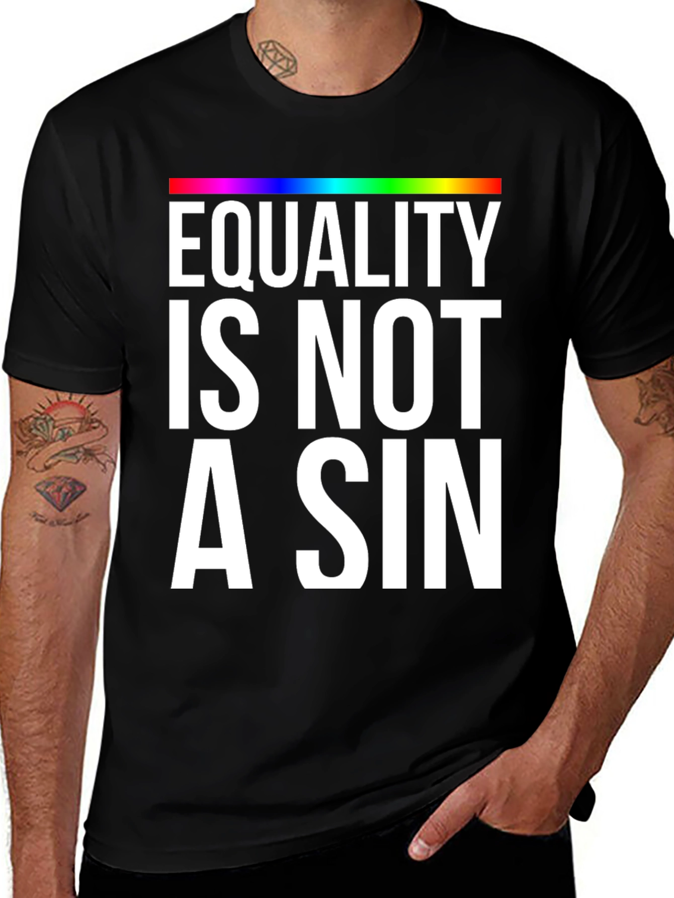 Equality Is Not A Sin T-Shirt - Pride LGBTQ Tee