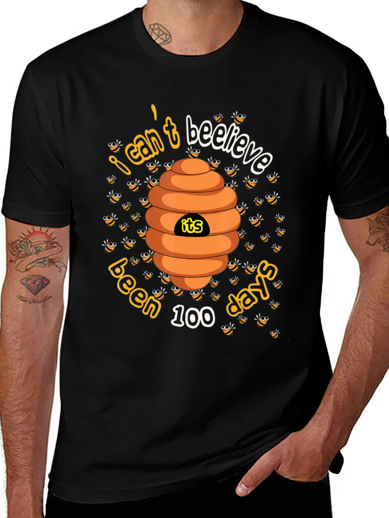 Bee-lieve It's Been 100 Days T-Shirt