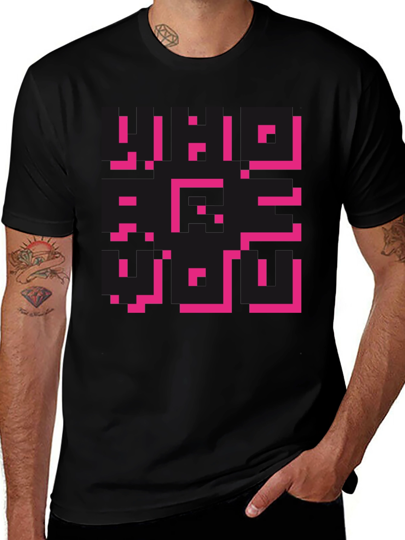 Variant 5 of Pixel Graphic Tee - Funky Style