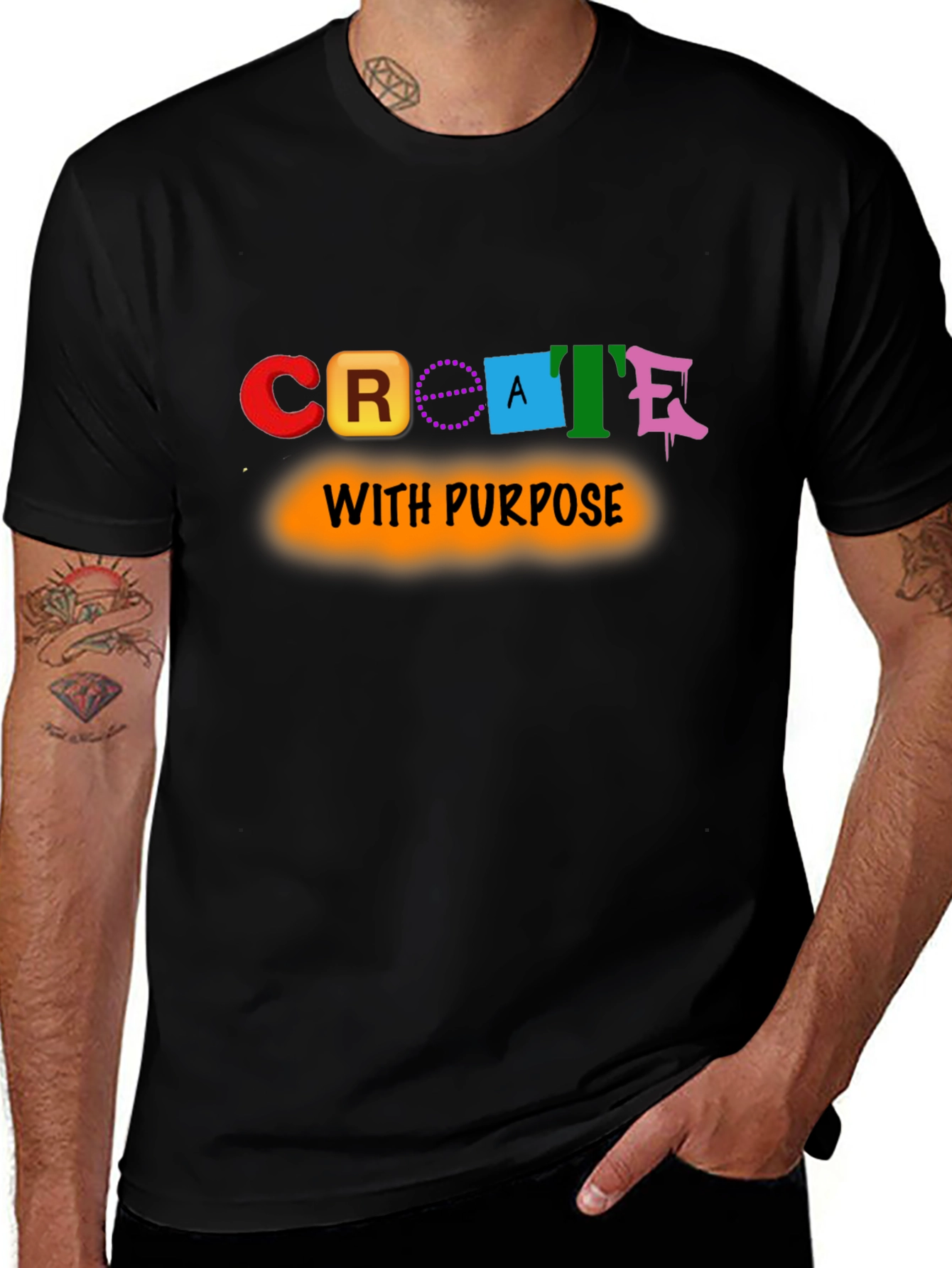 Variant 24 of Create With Purpose Graphic T-Shirt