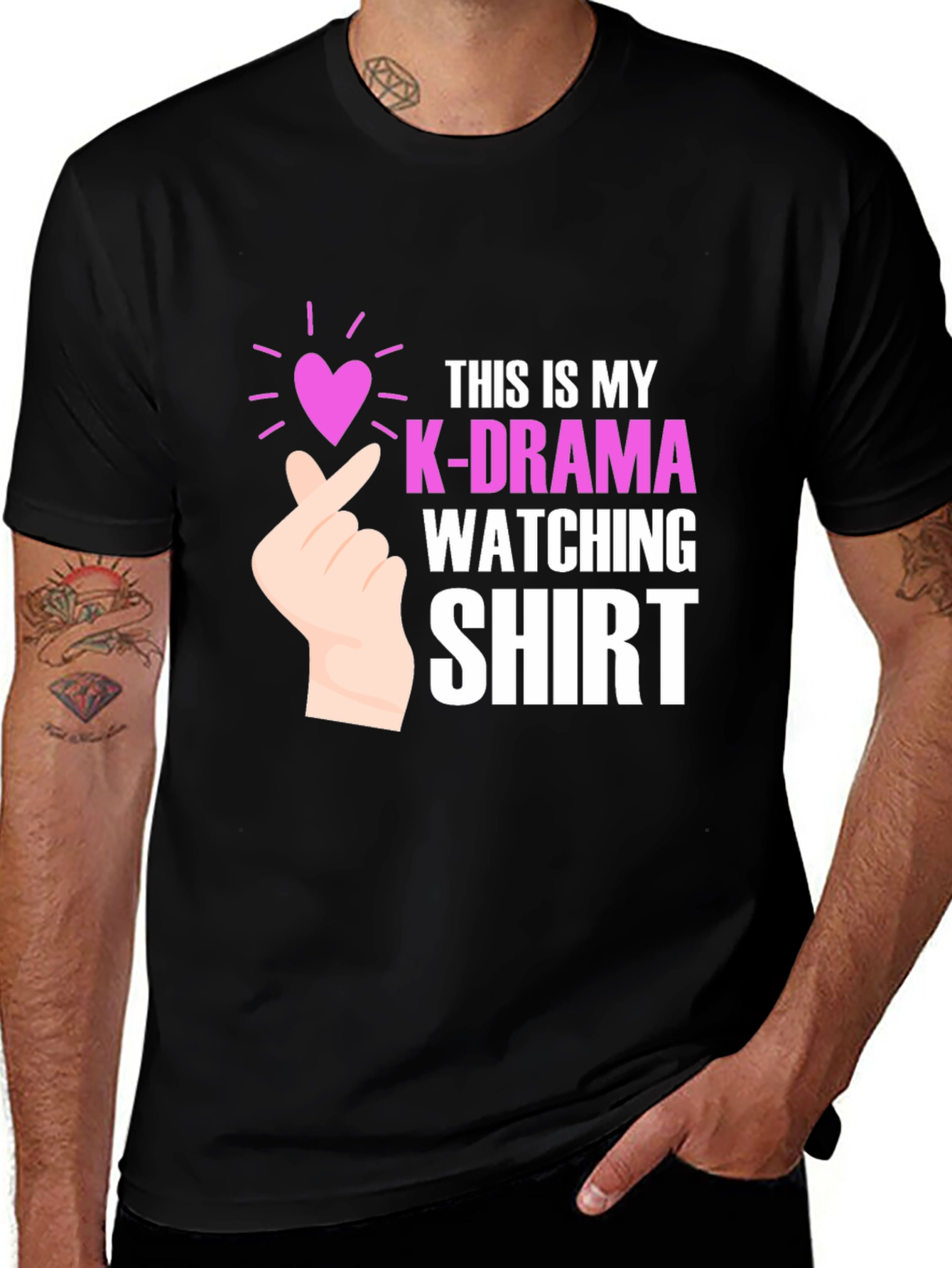 Variant 2 of K-Drama Watching Shirt