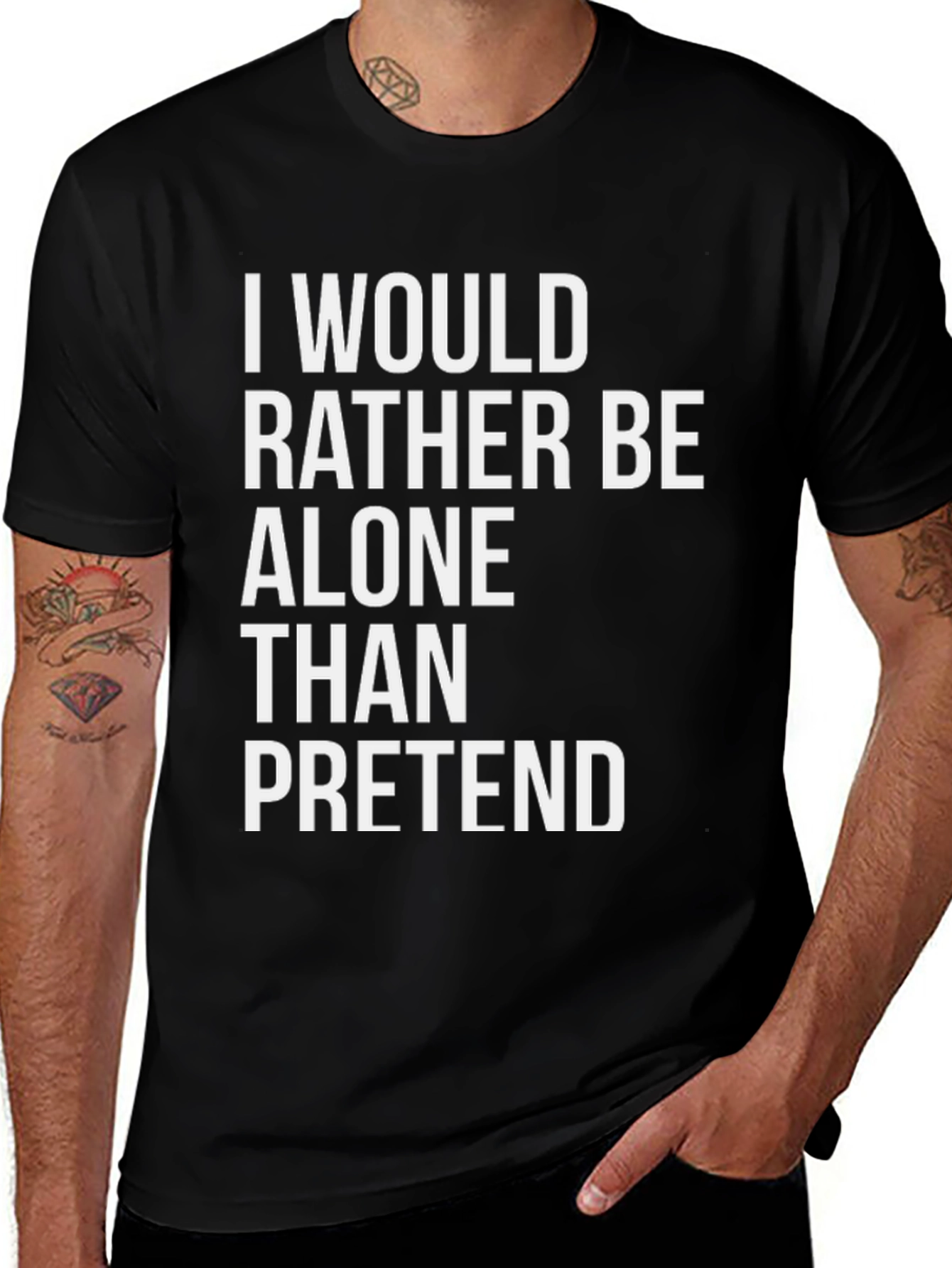 Variant 10 of Alone Than Pretend Graphic Tee