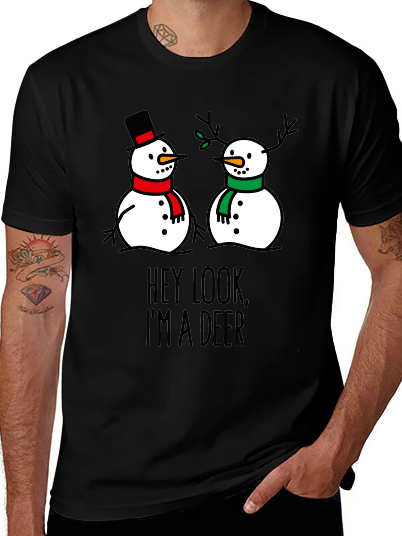 Variant 5 of Hey Look, I'm a Deer! Funny Graphic T-Shirt