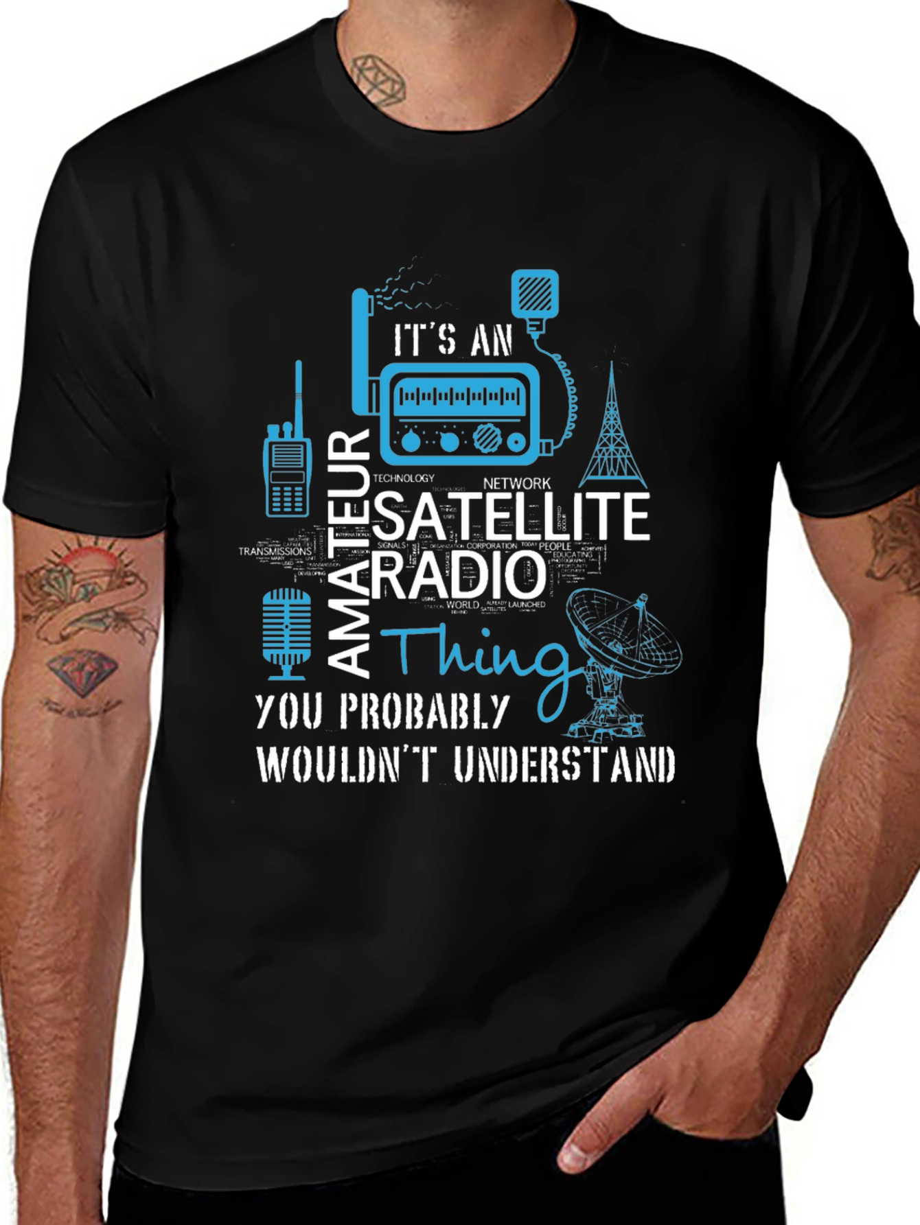 Amateur Satellite Radio T-Shirt