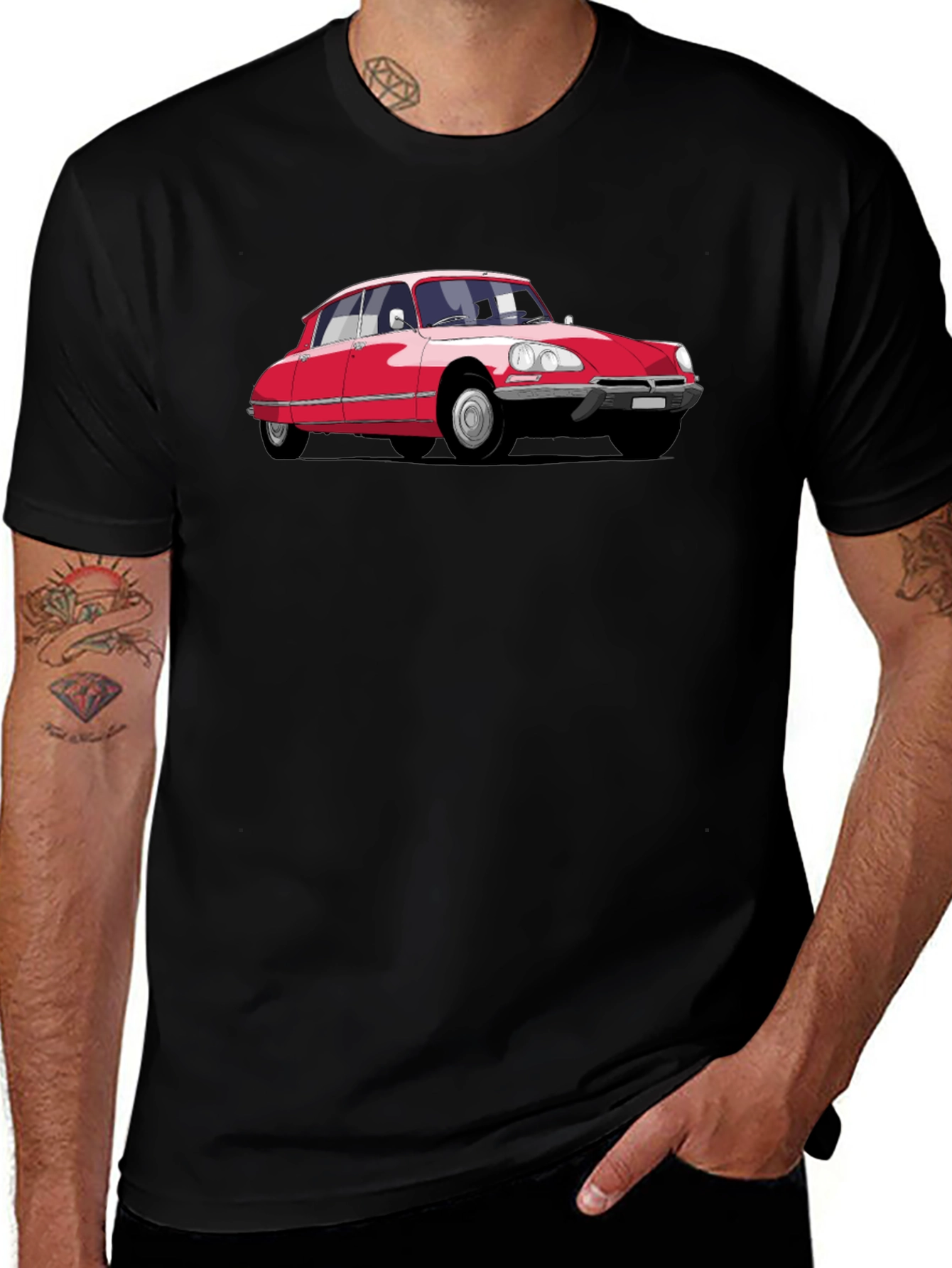 Variant 22 of Classic Car Graphic Tee - Retro Style