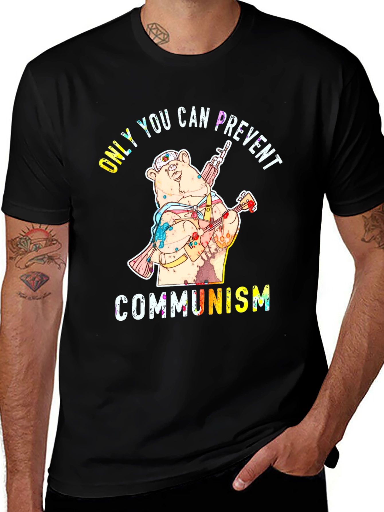 Variant 17 of Only You Can Prevent Communism Graphic Tee