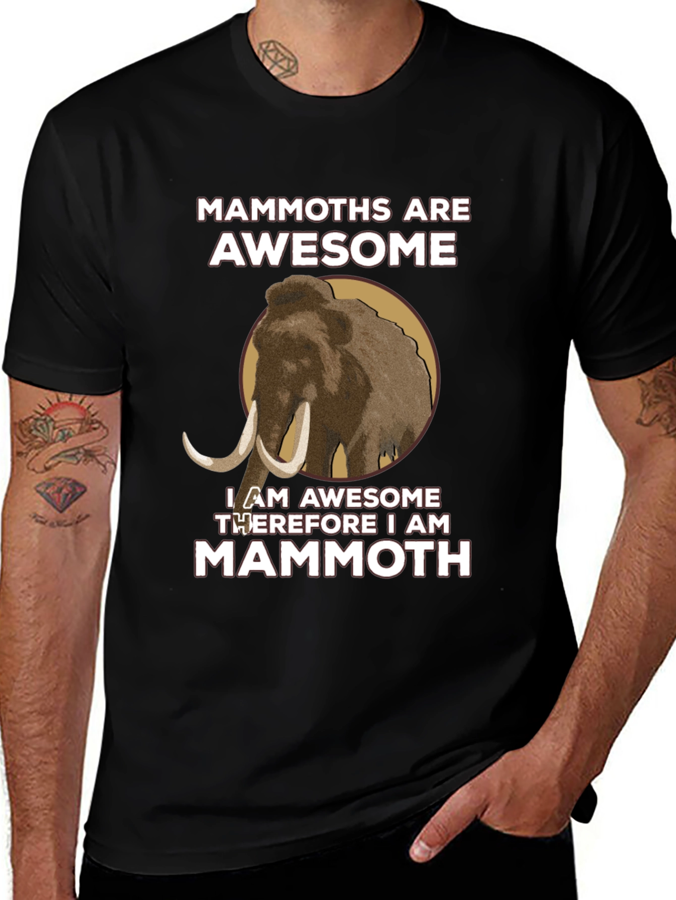 Variant 12 of Mammoths Are Awesome T-Shirt