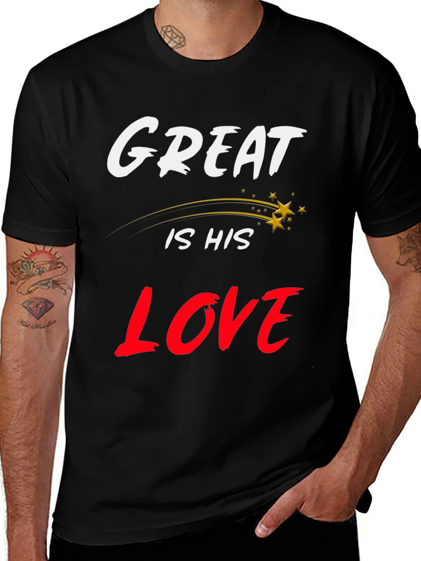Variant 19 of Great Is His Love Graphic Tee