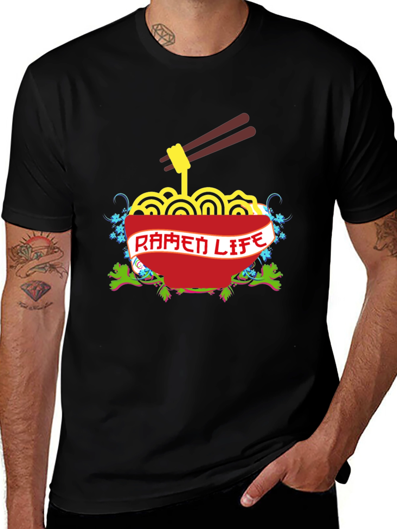 Variant 27 of Ramen Life Graphic Tee - Stylish Comfort Fit