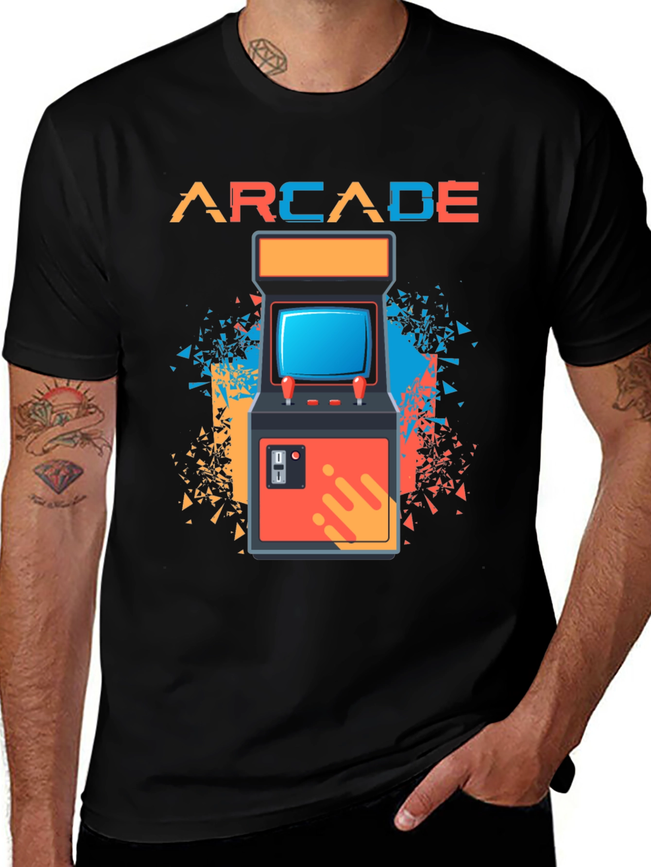 Variant 3 of Arcade Gaming Retro T-Shirt - Classic Gamer Tee
