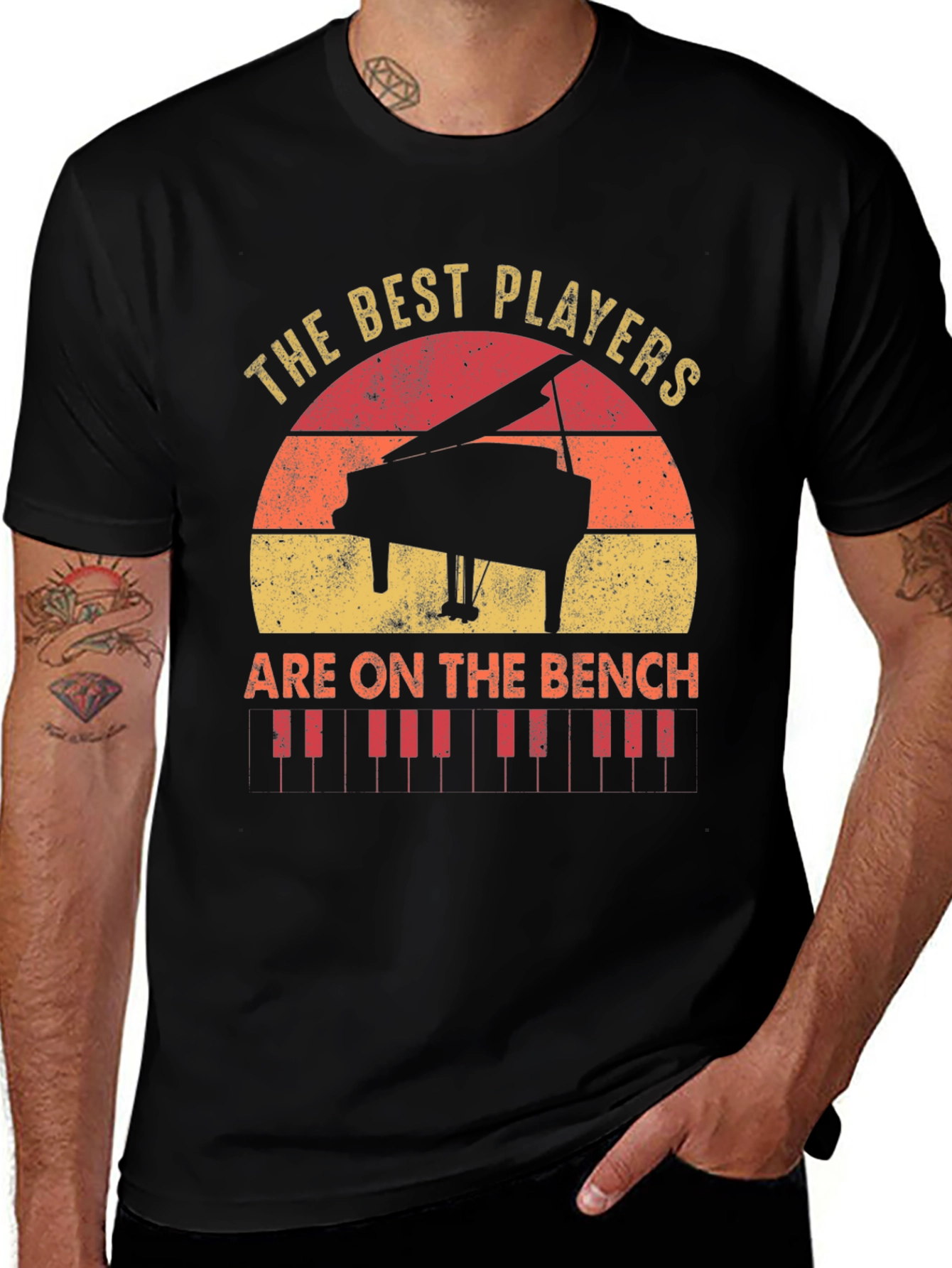 Variant 24 of Best Players Piano T-Shirt