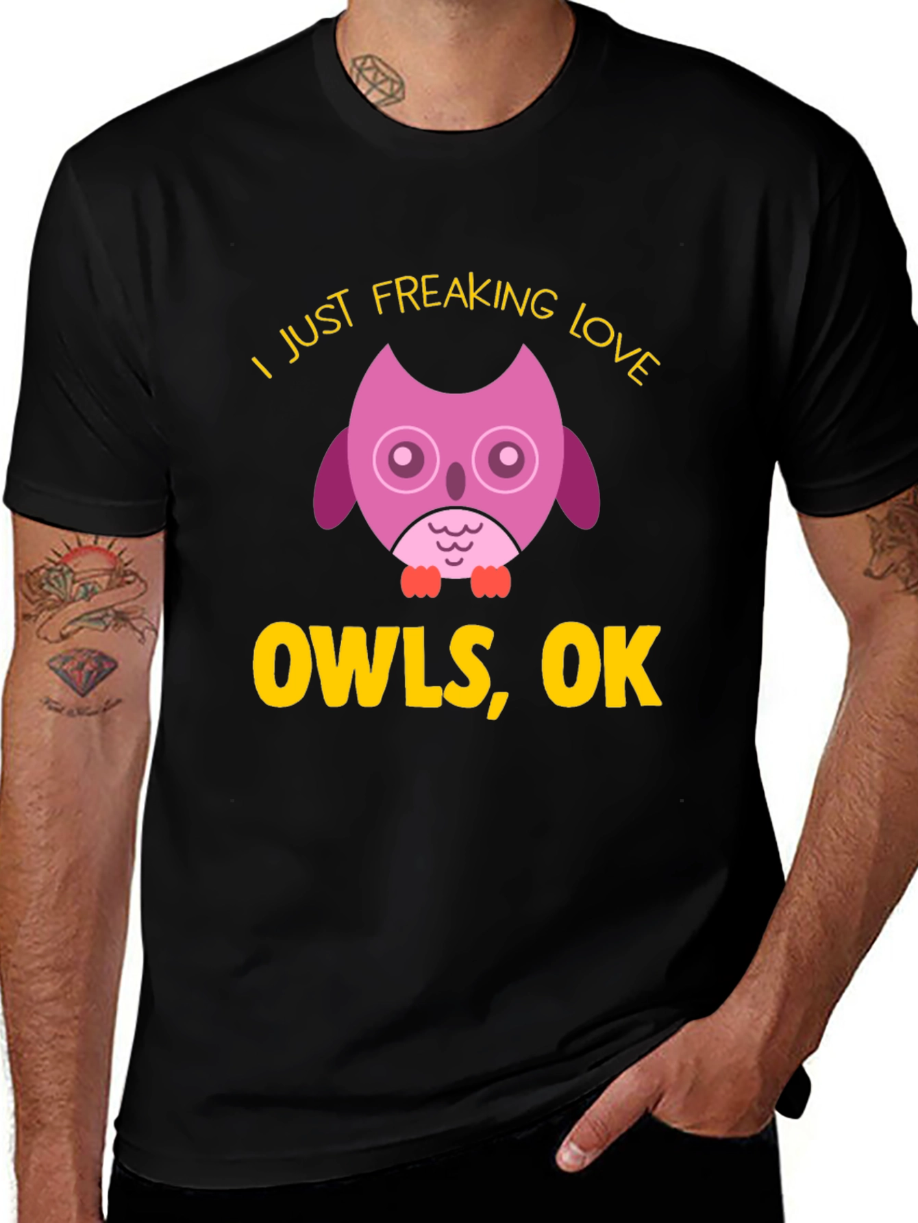 Variant 12 of I Just Freaking Love Owls T-Shirt