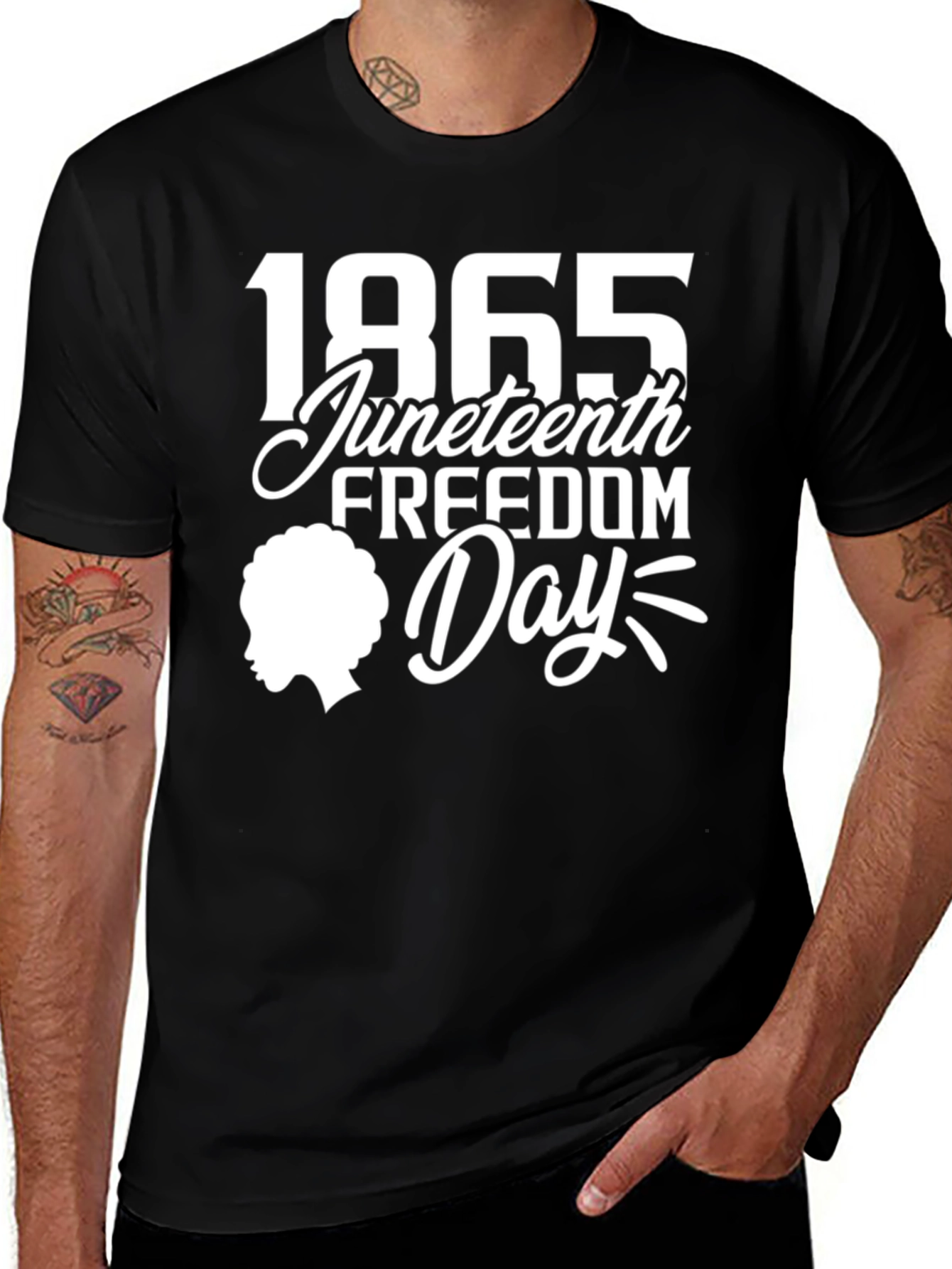 Juneteenth Freedom Day 1865 Black T-Shirt